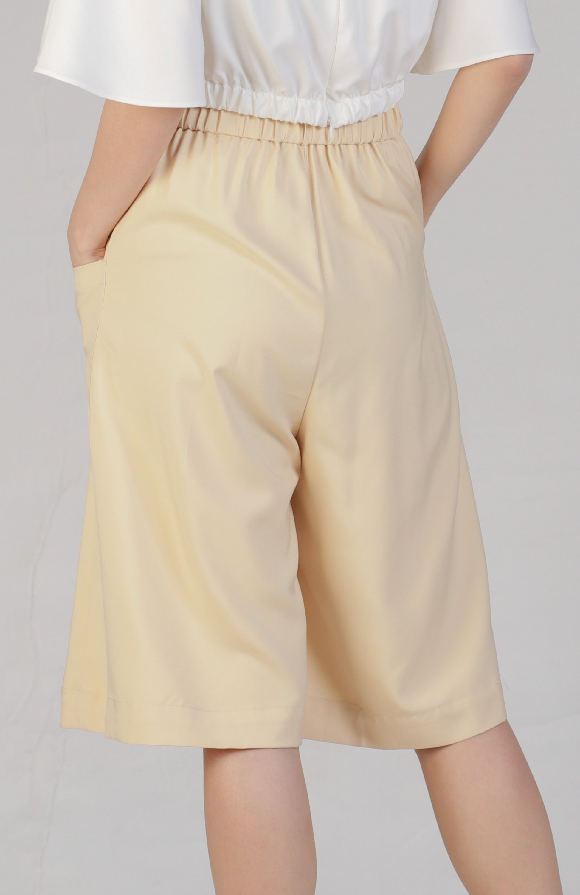 Meir Loose Pants - Pale Yellow