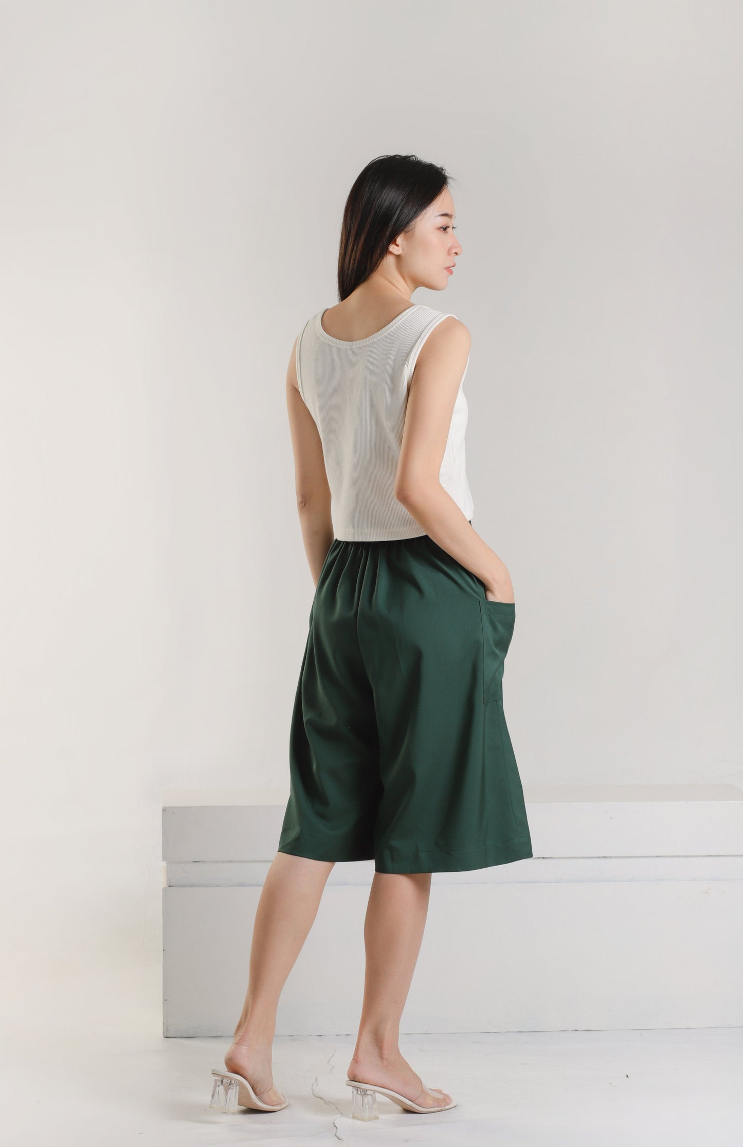 Malea Square Neck - Cream