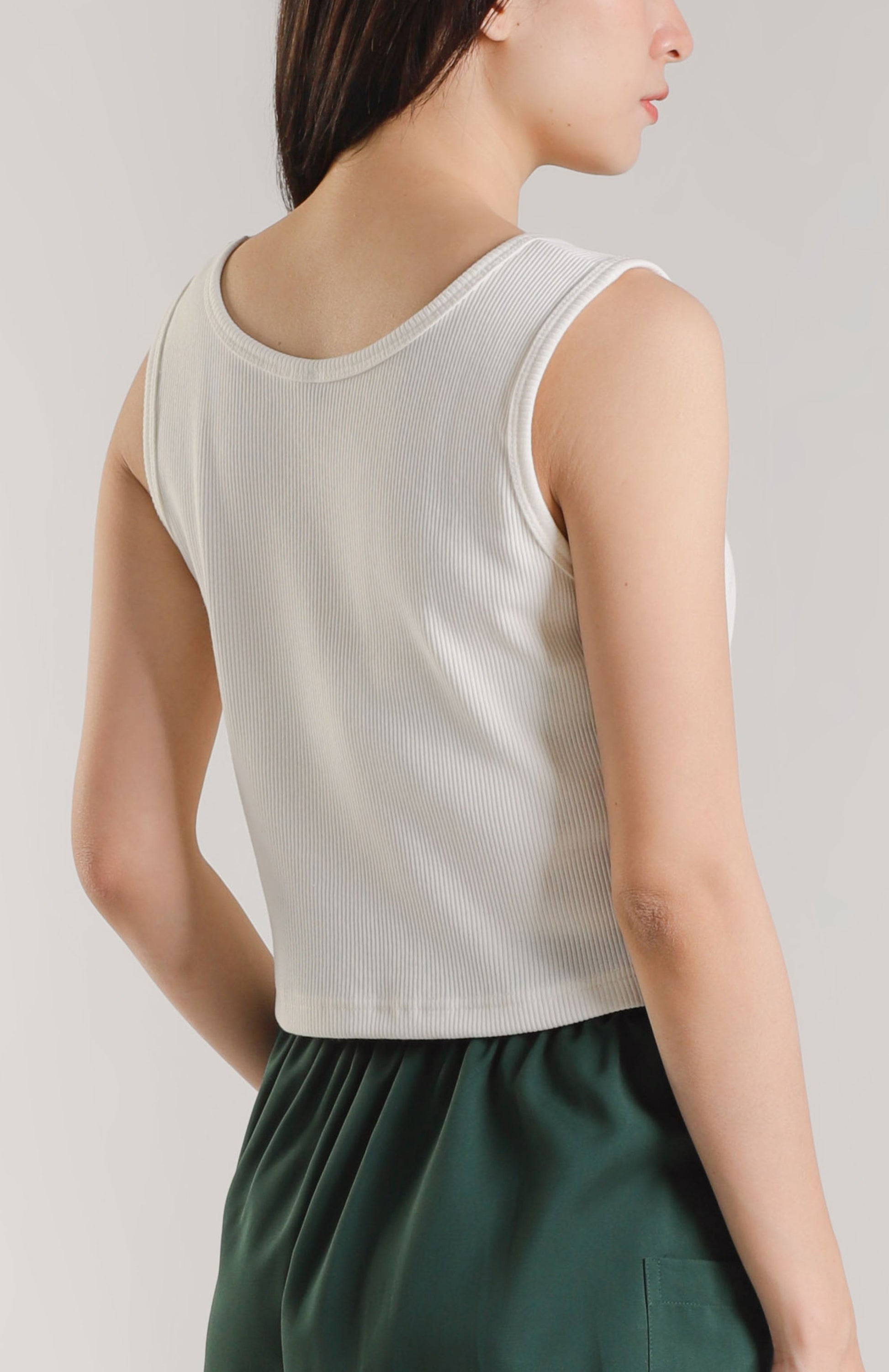Malea Square Neck - Cream