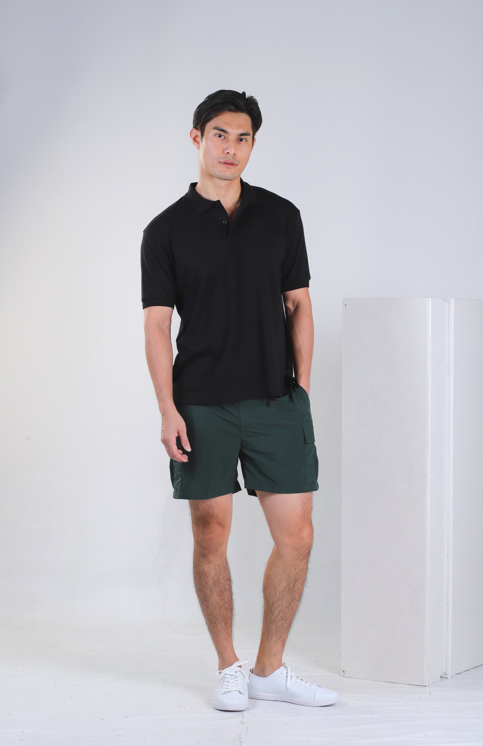 Jevvin Basic Polo - Black
