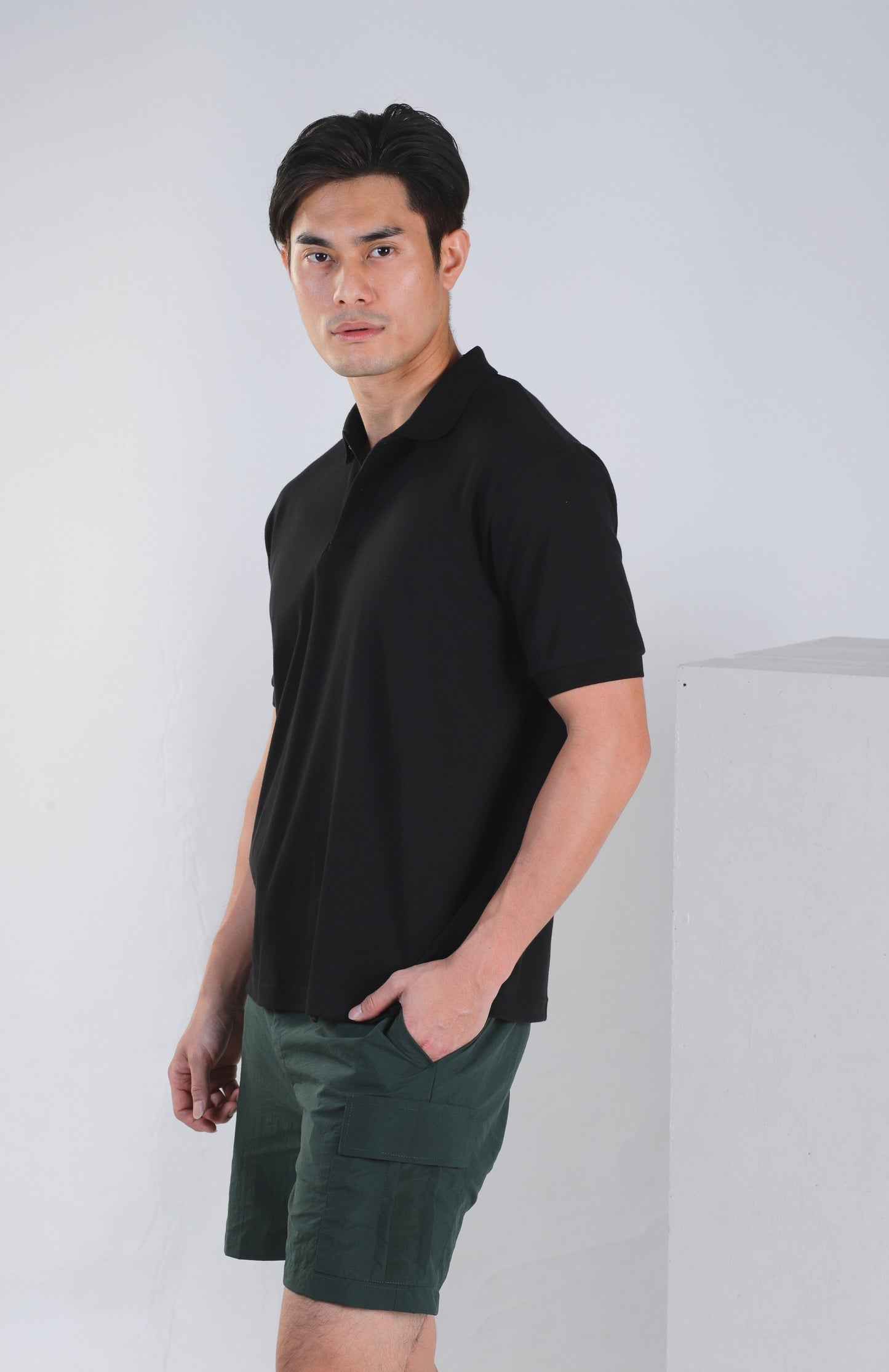Jevvin Basic Polo - Black