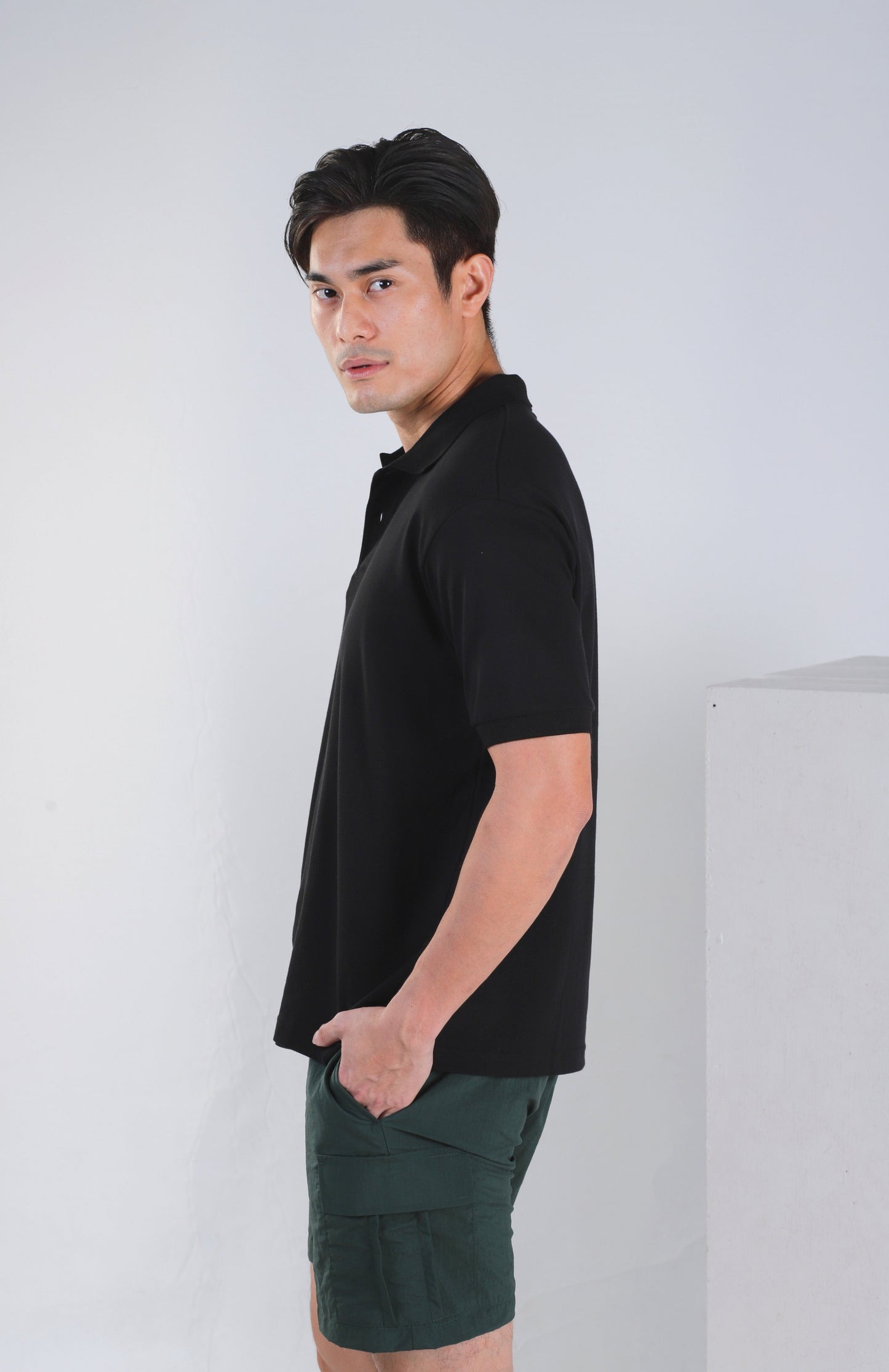Jevvin Basic Polo - Black