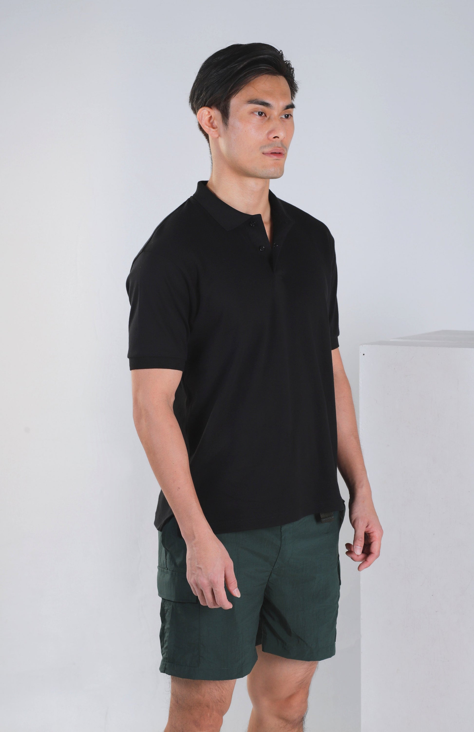 Jevvin Basic Polo - Black