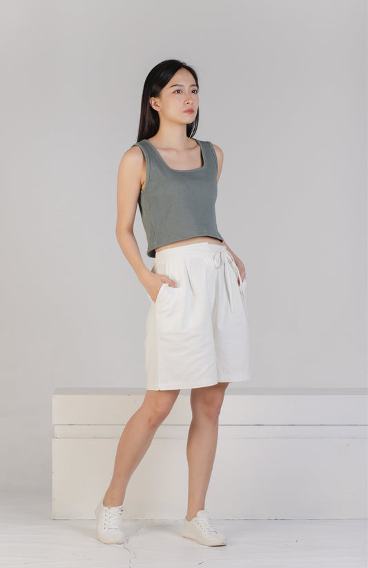 Malea Square Neck - Sage
