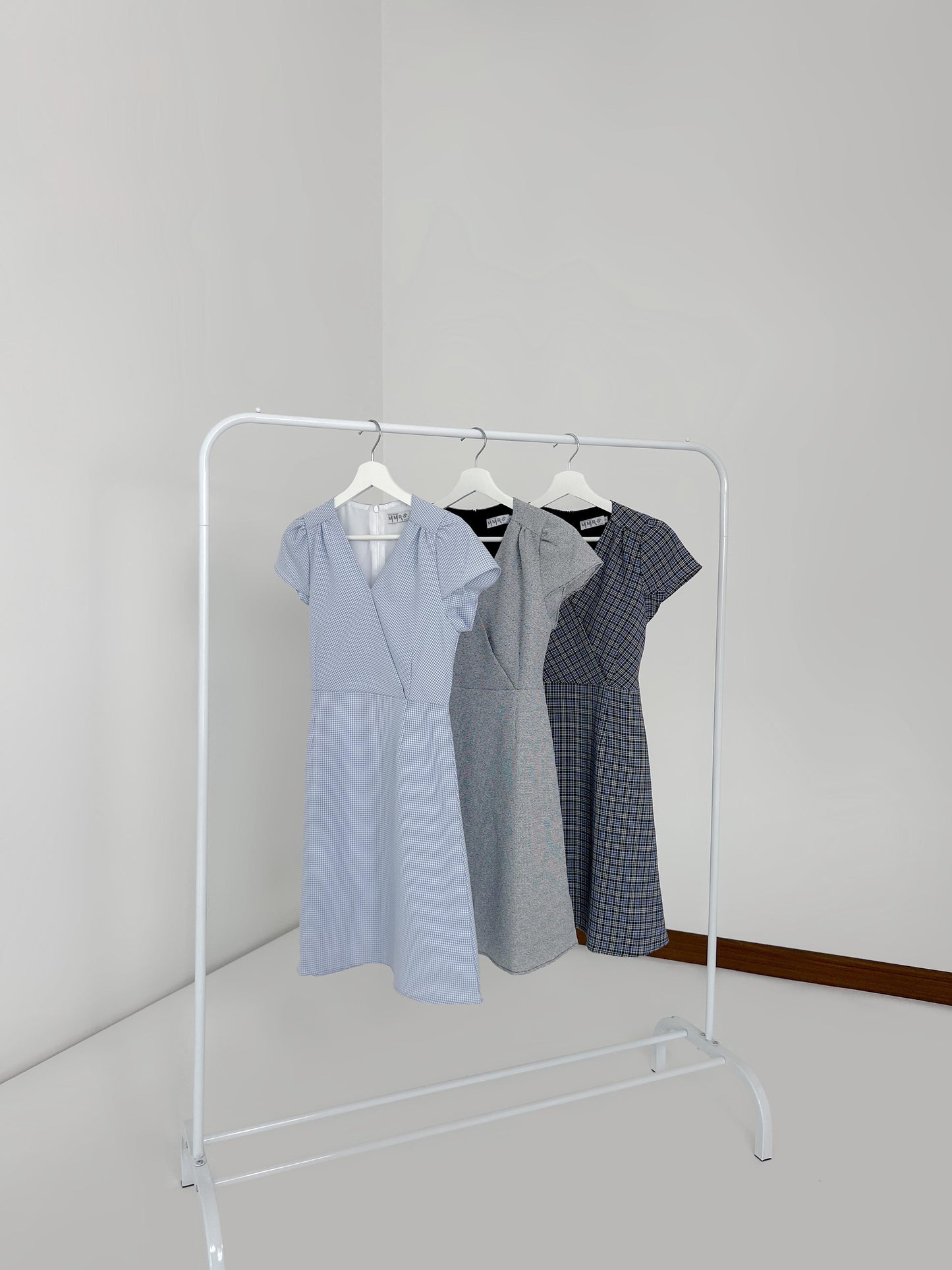 Britta Wrapped Dress - Grey