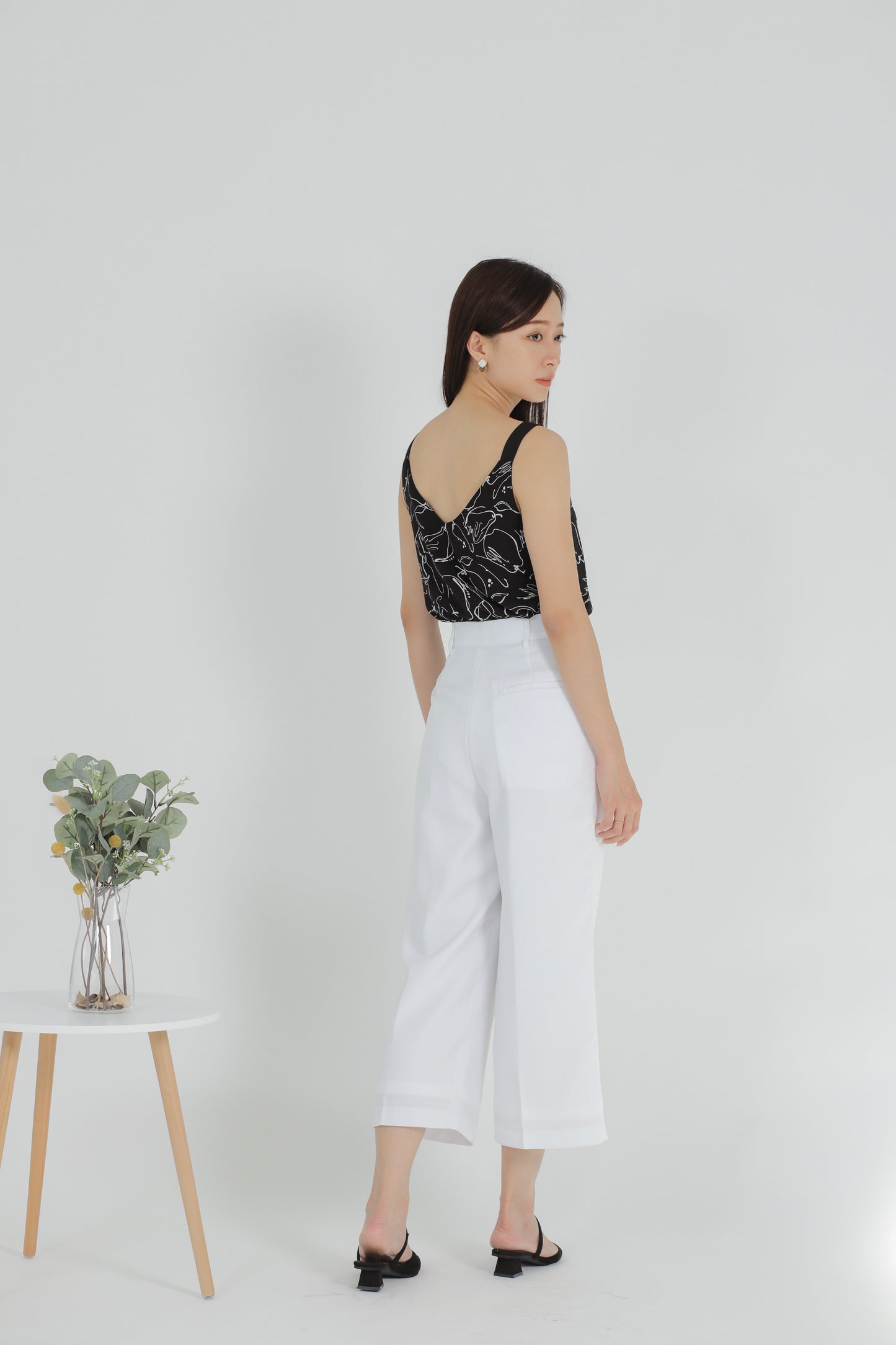 Arlyn Culottes Trouser - White