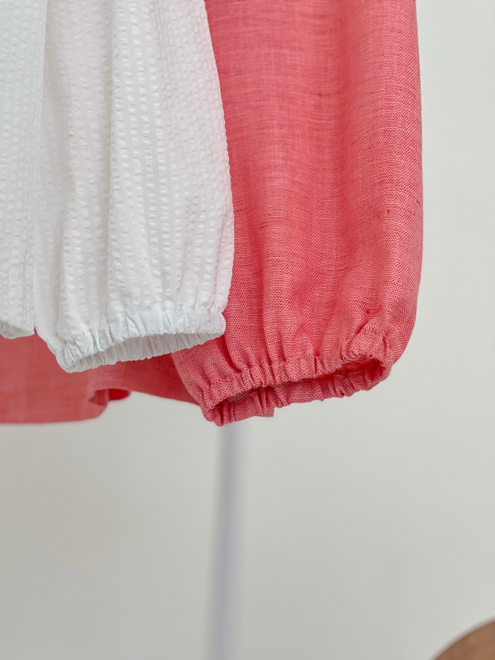 Avery Square Neck Top - Coral