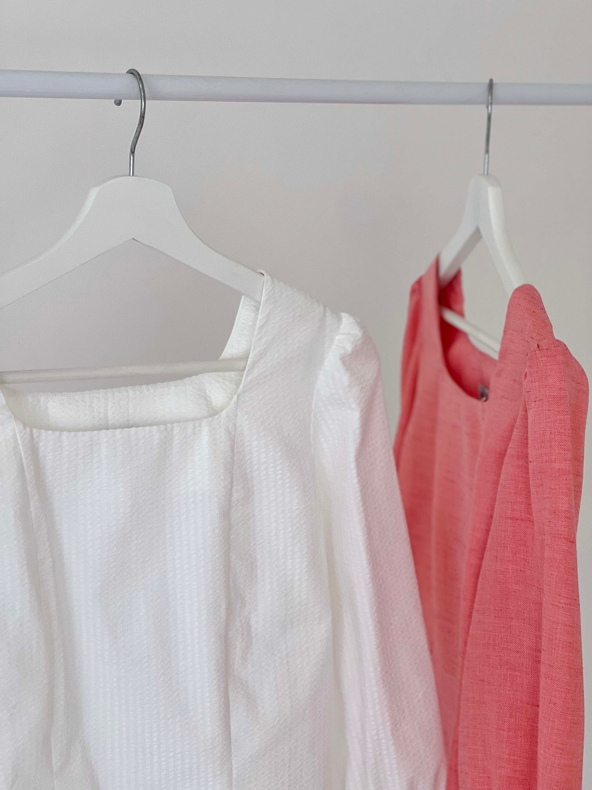 Avery Square Neck Top - White
