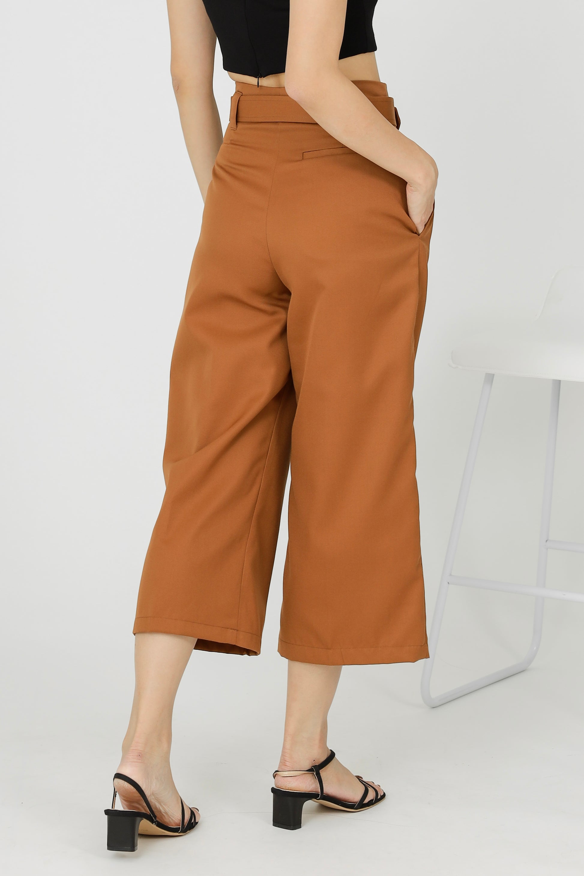 Billie Wide Leg Pant - Copper