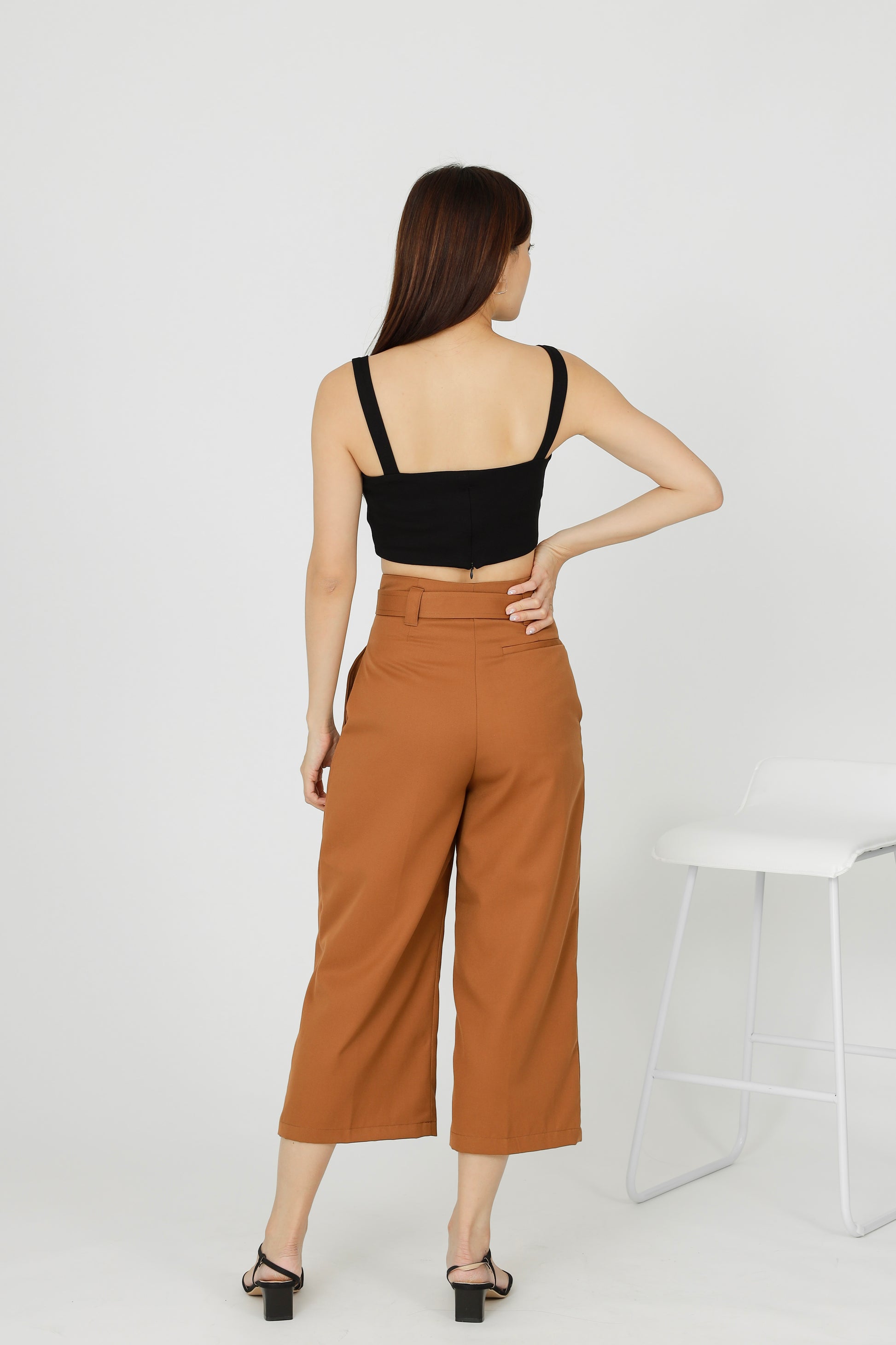 Billie Wide Leg Pant - Copper