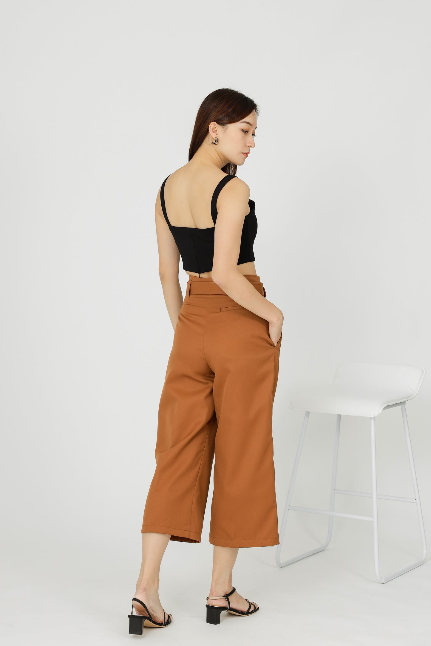 Billie Wide Leg Pant - Copper