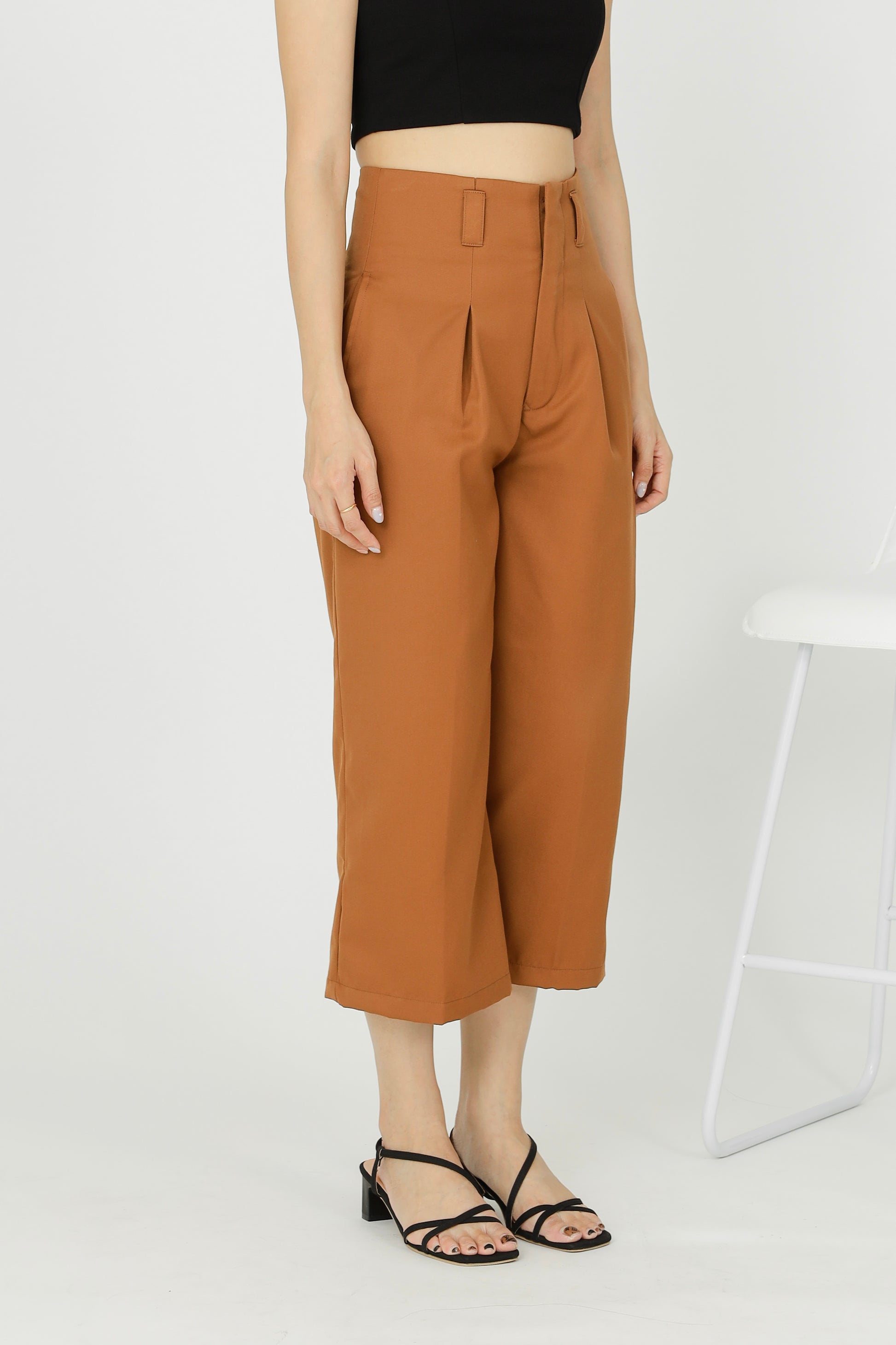 Billie Wide Leg Pant - Copper