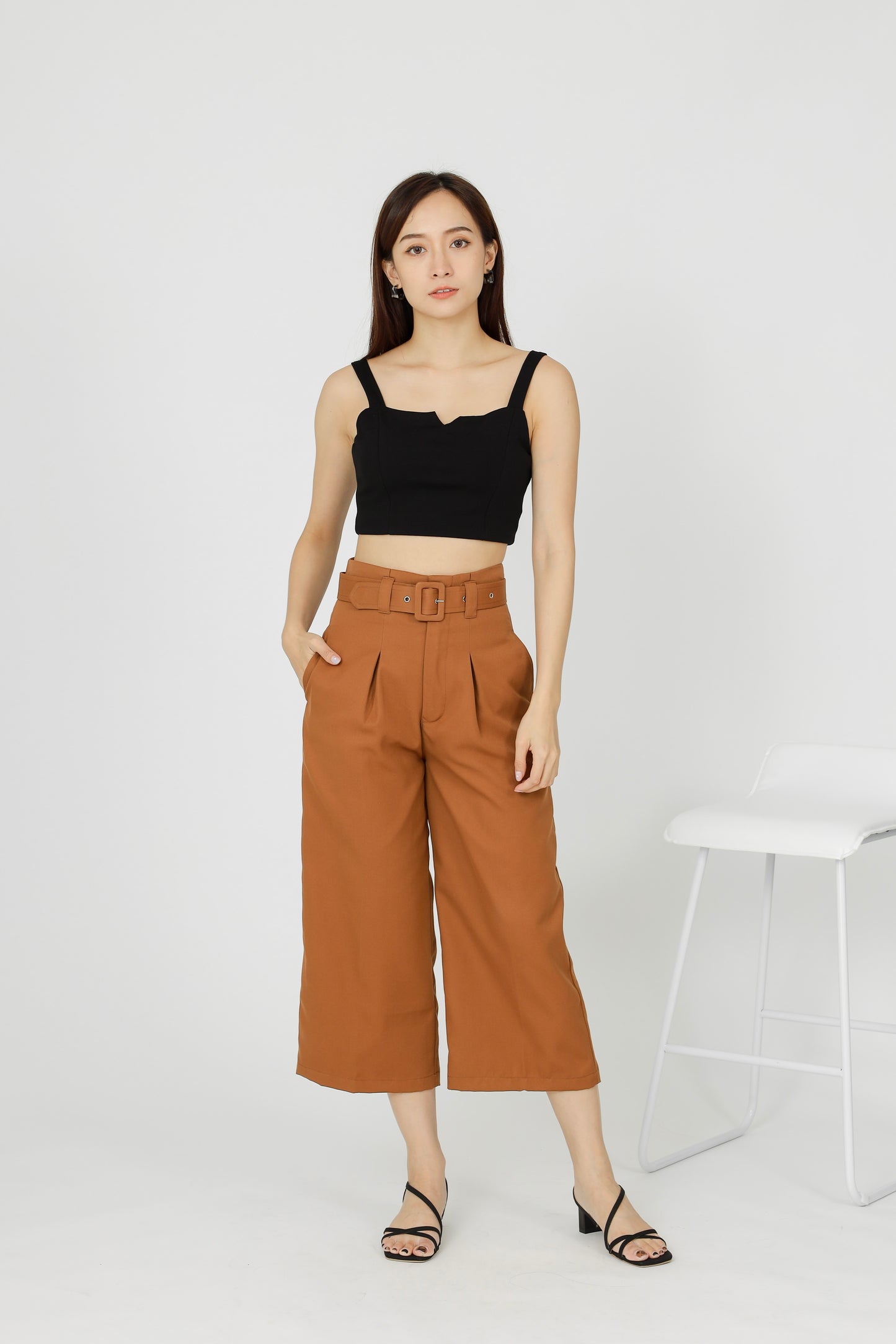 Billie Wide Leg Pant - Copper