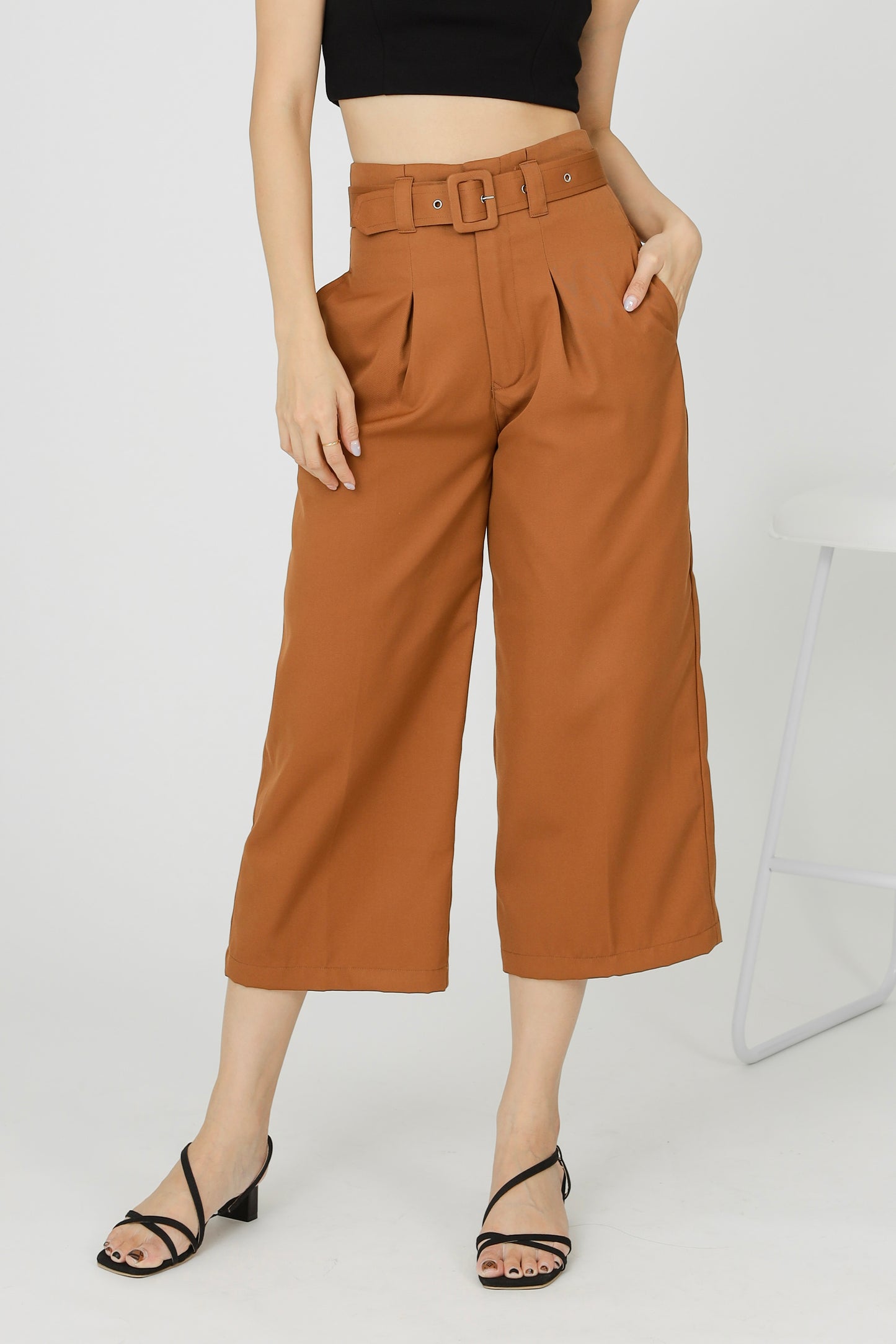Billie Wide Leg Pant - Copper