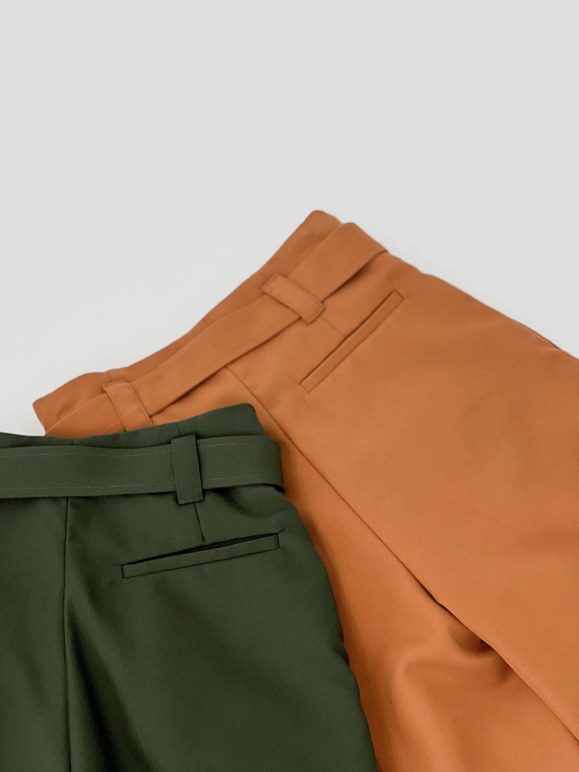 Billie Wide Leg Pant - Army Green