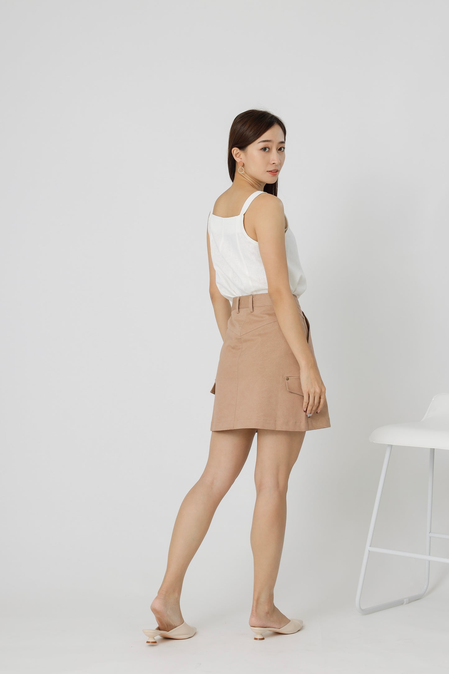 Cadee Everyday Skirt - Tan