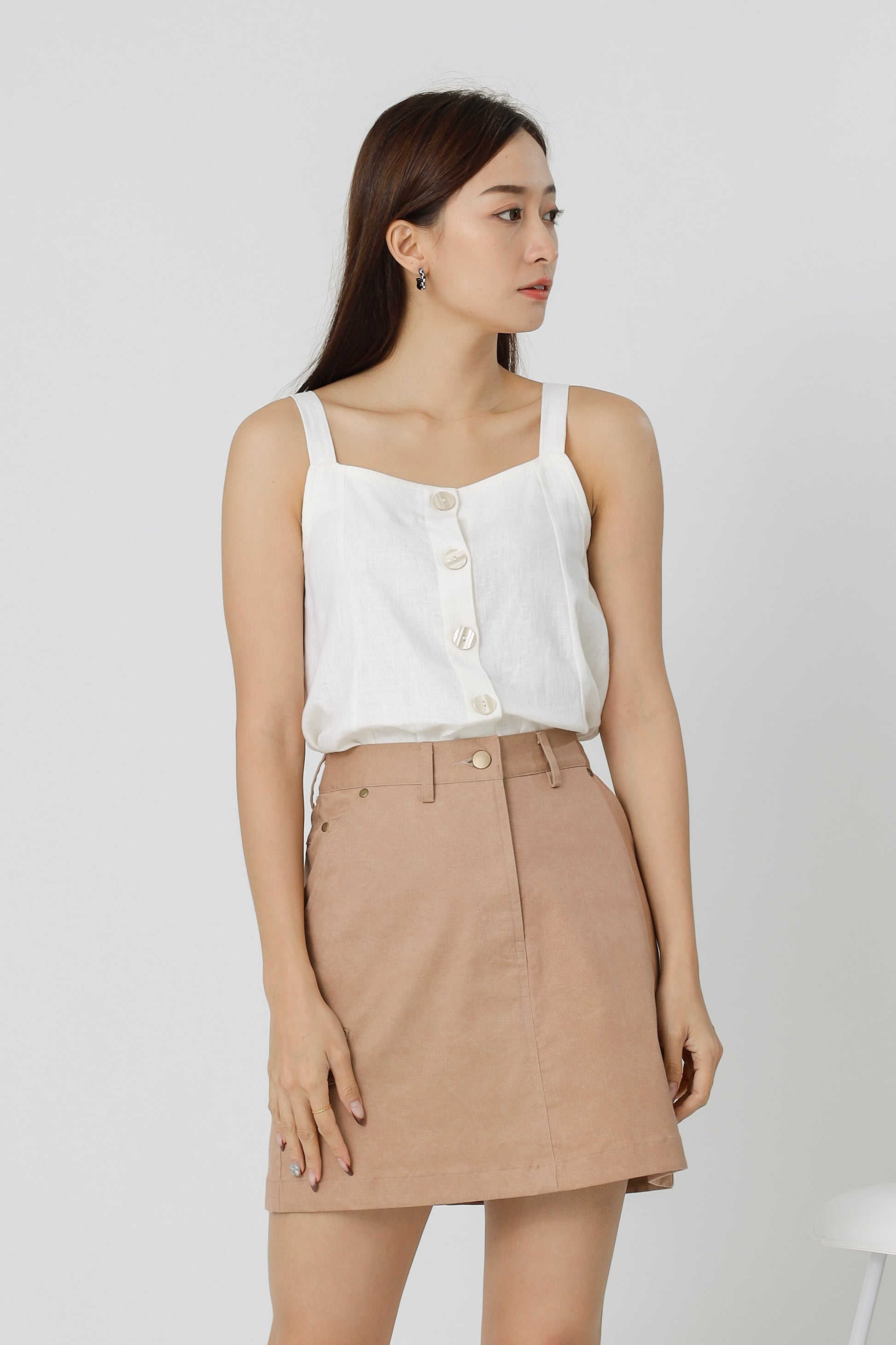 Cadee Everyday Skirt - Tan