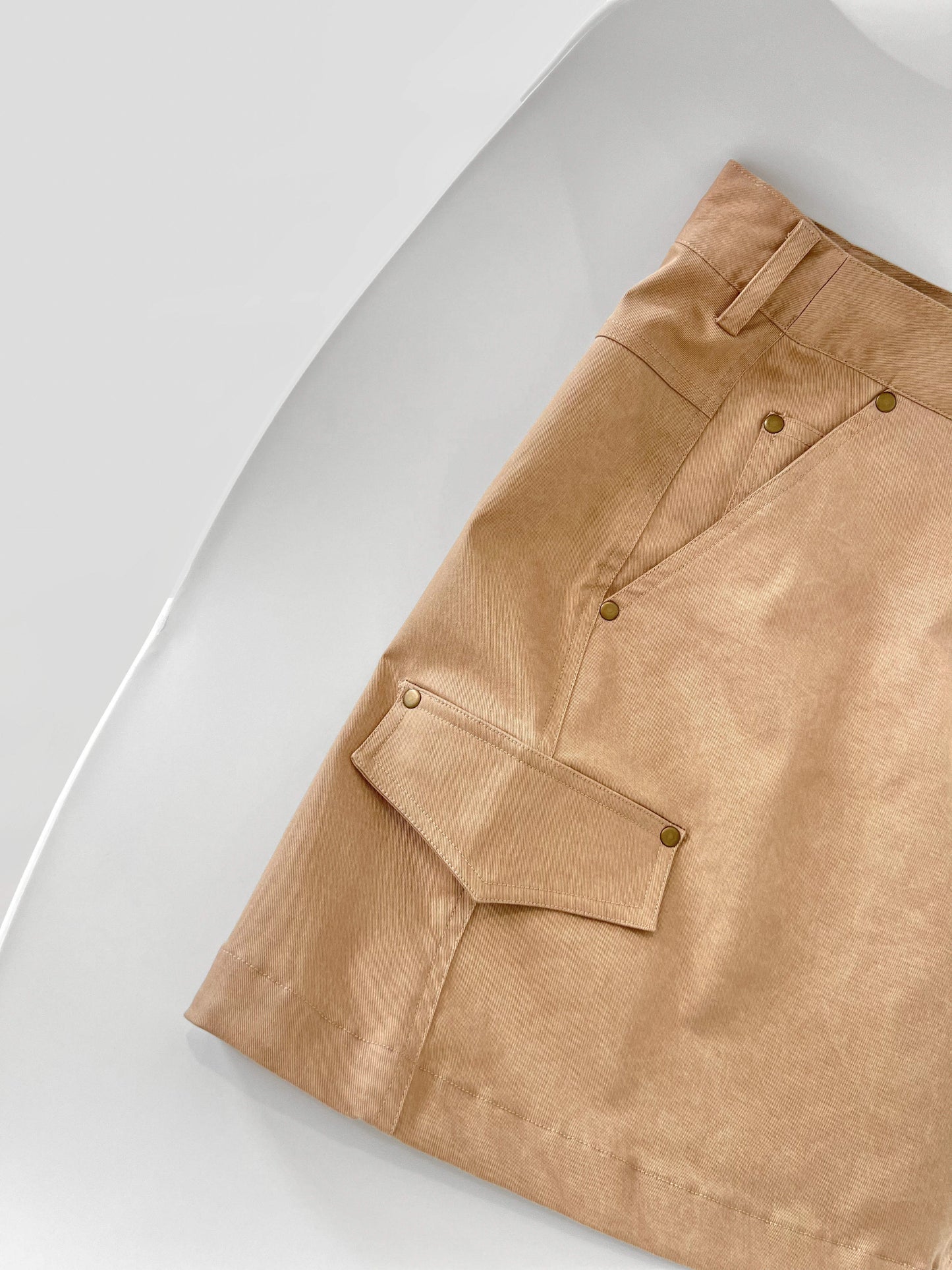 Cadee Everyday Skirt - Tan