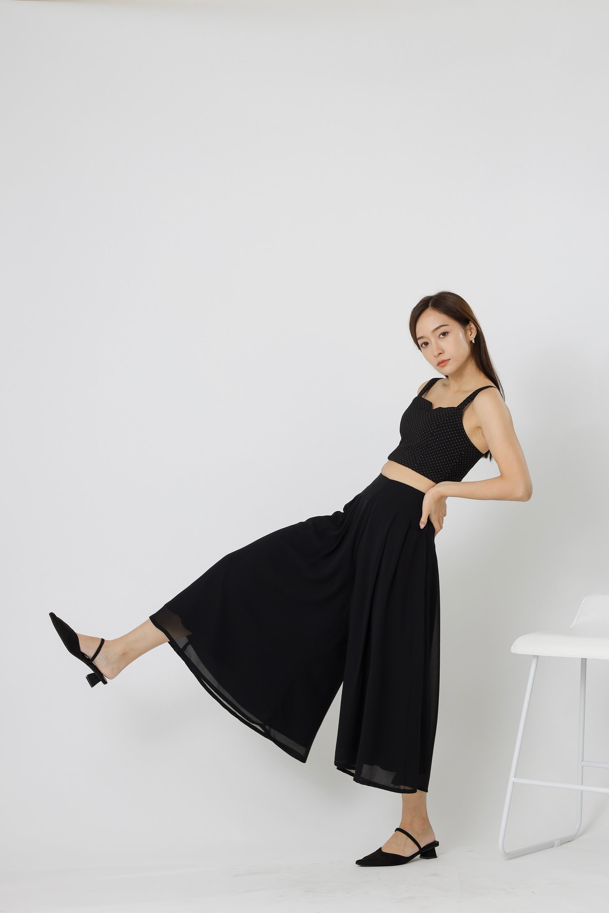 Cassidy Flare Pants - Black