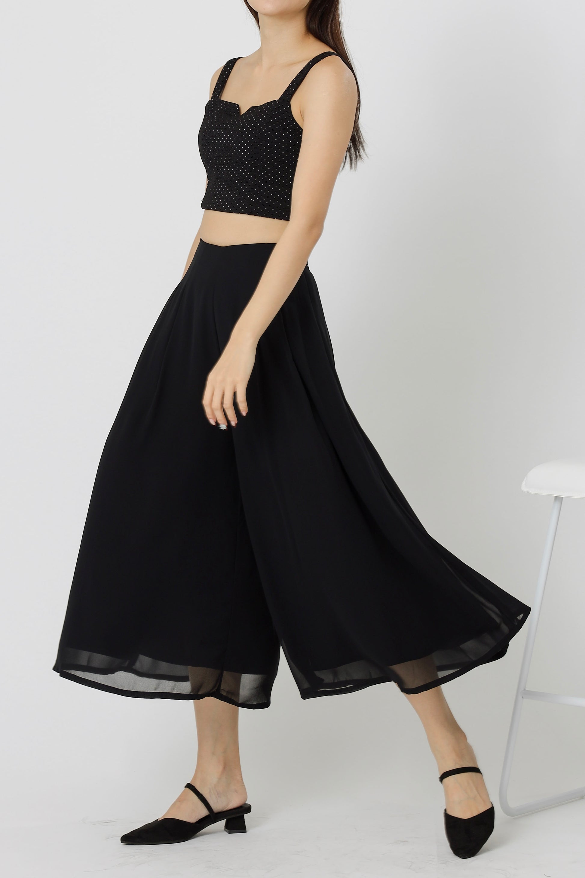 Cassidy Flare Pants - Black