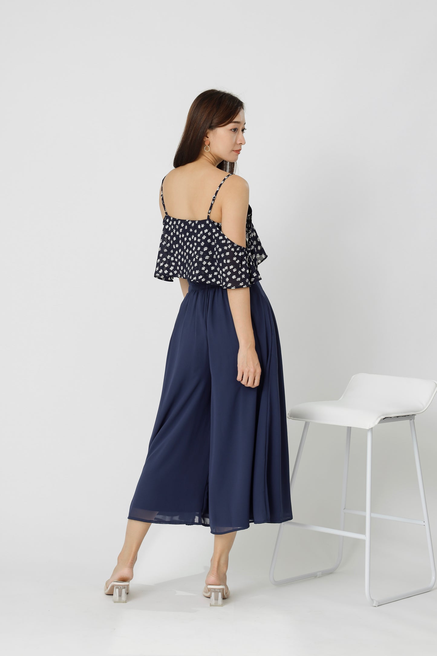 Cassidy Flare Pants - Navy