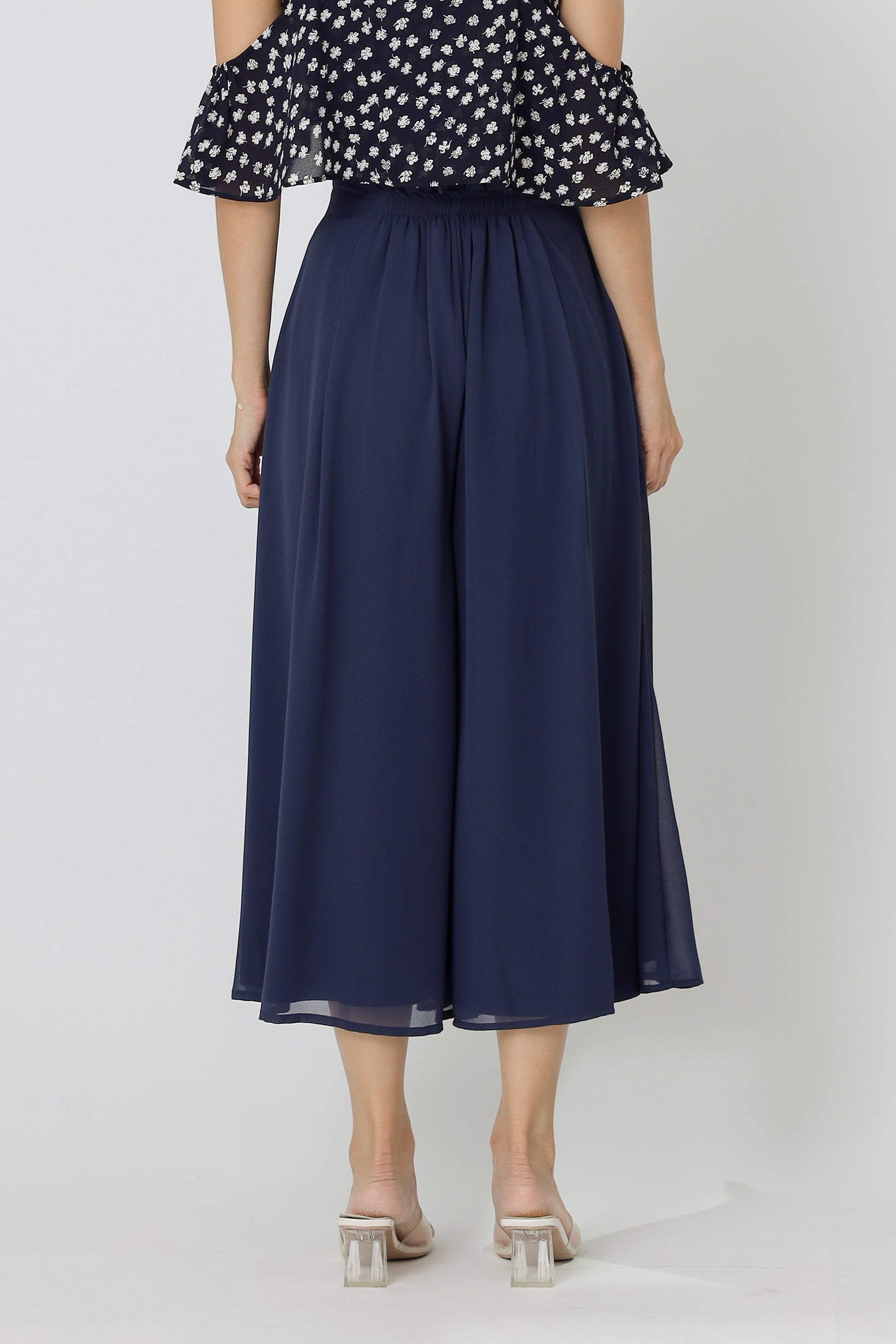 Cassidy Flare Pants - Navy