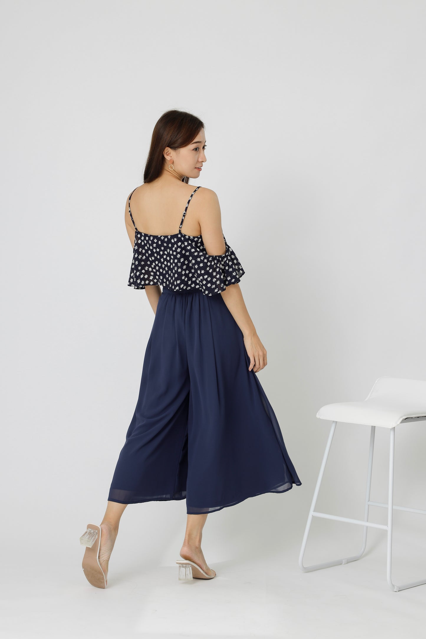 Cassidy Flare Pants - Navy