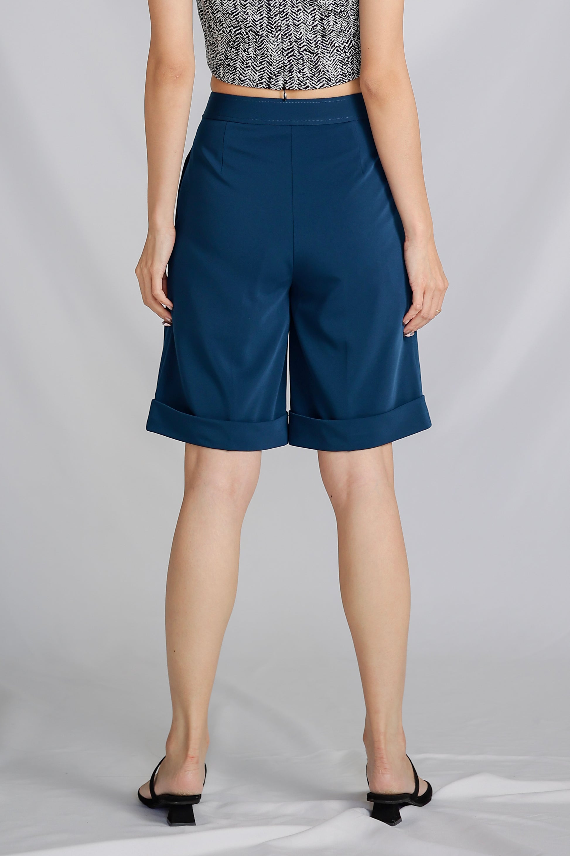 Catrin Bermuda Short - Blue