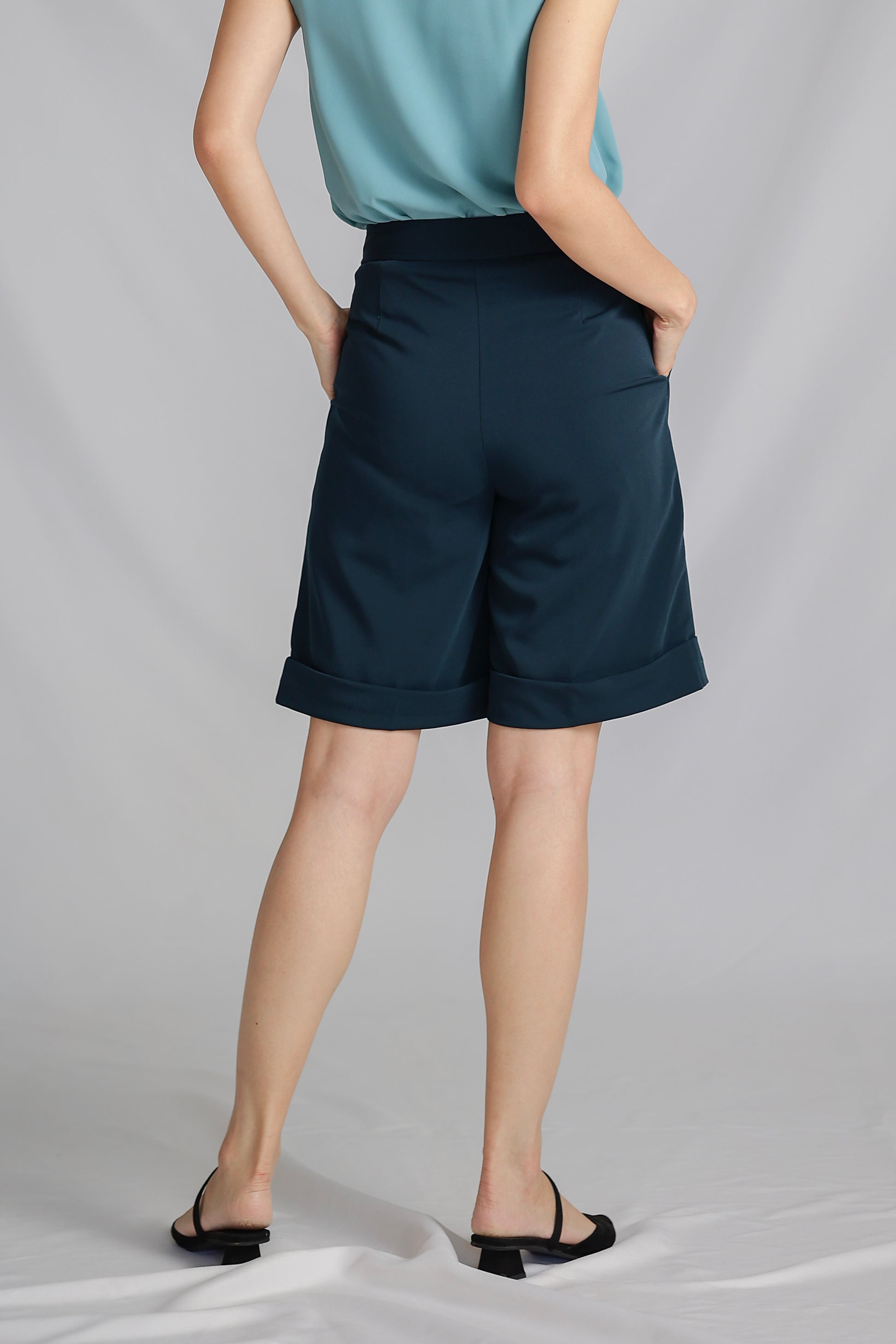 Catrin Bermuda Short - Seagreen