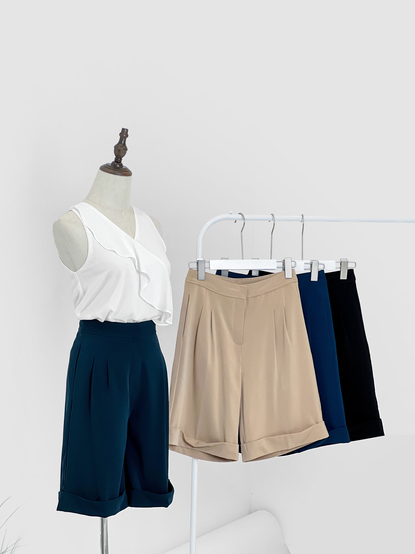 Catrin Bermuda Short - Seagreen