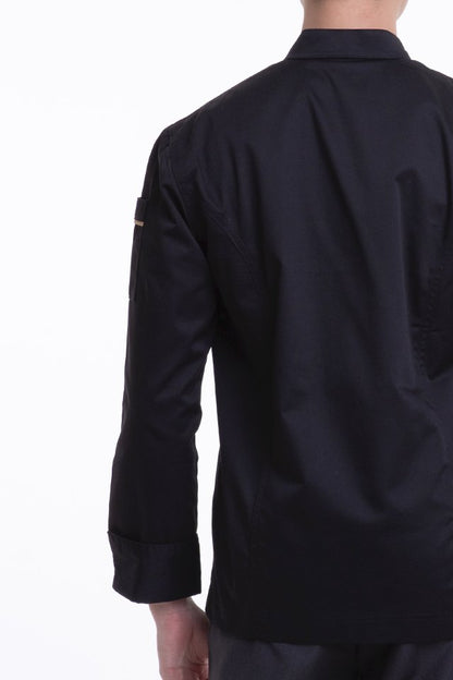 Long Sleeve Chef Jacket with Contrast Piping (FHE-1858)