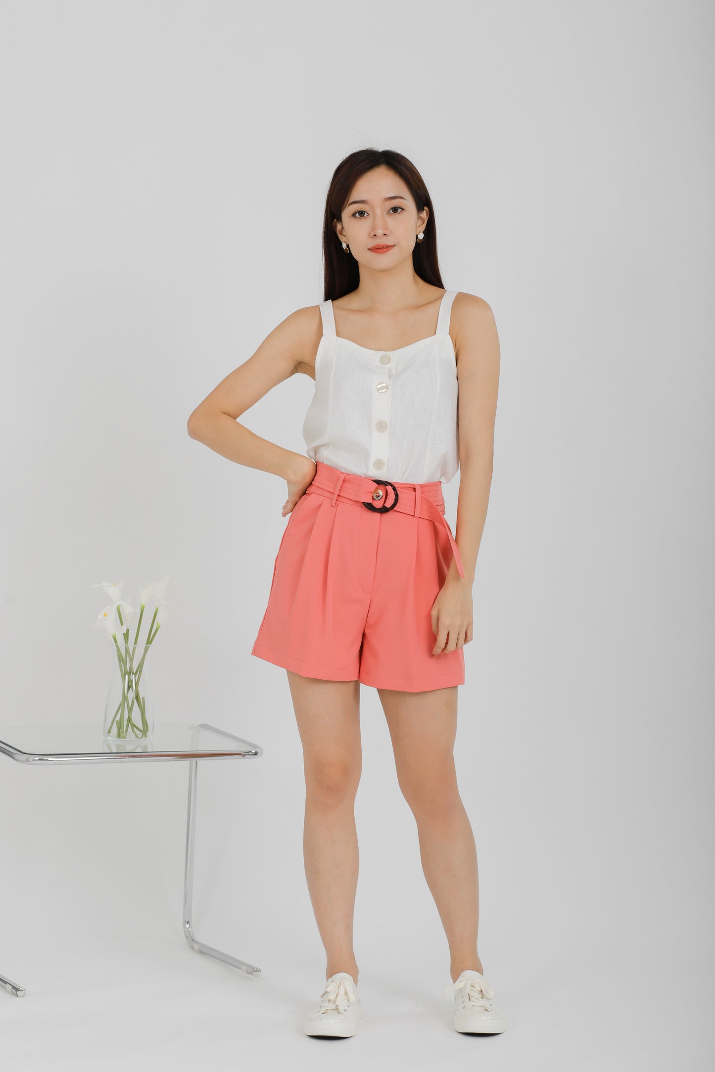 Della Culotte Short - Coral
