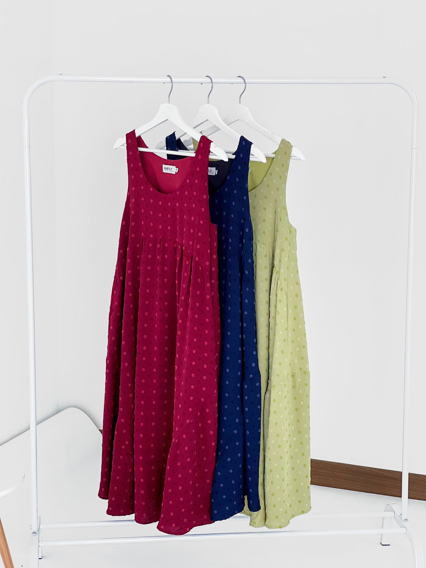 Dion Circular Dress - Lime Green