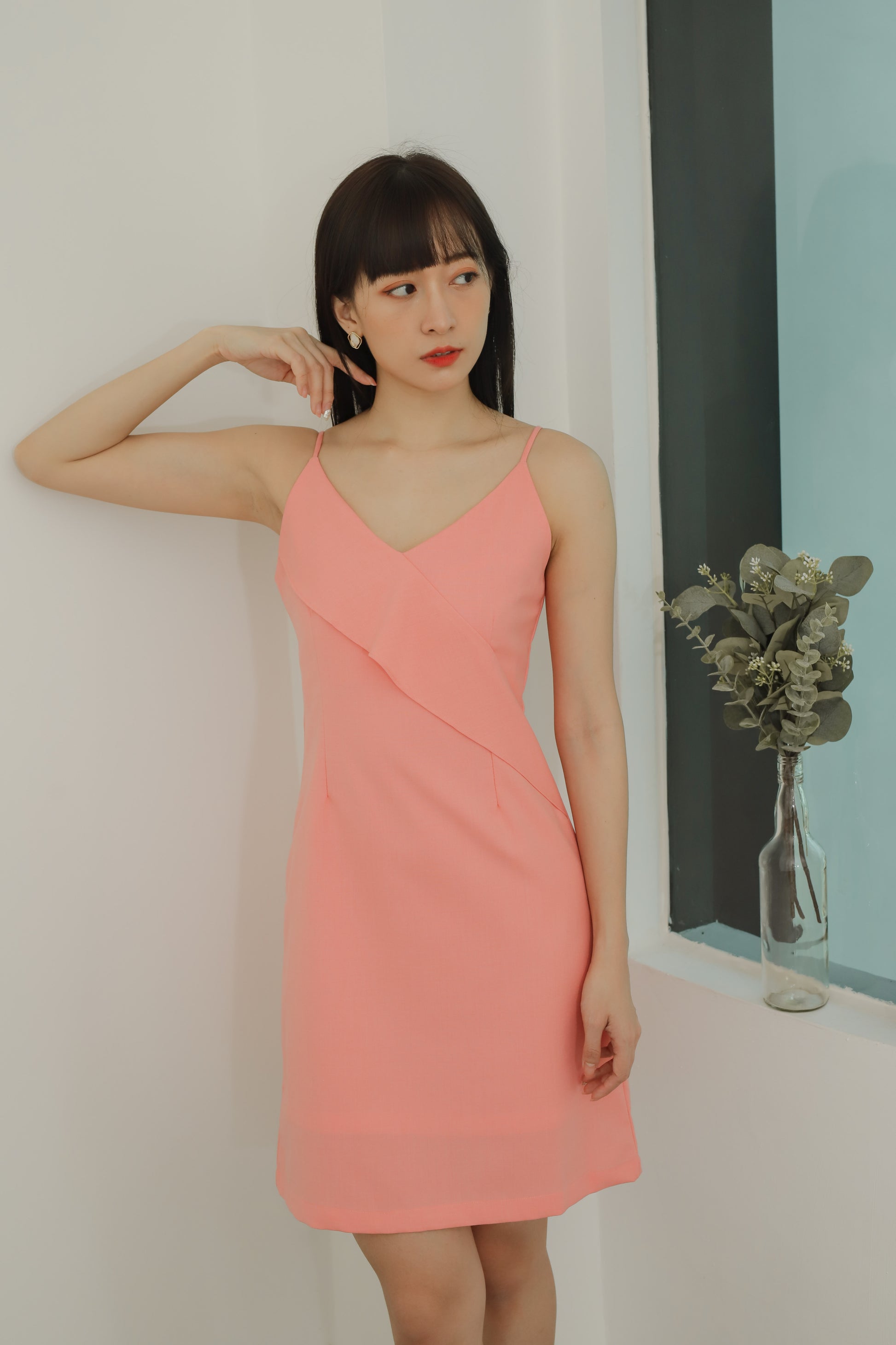 Azalea Ruffles Cami Dress - Pink