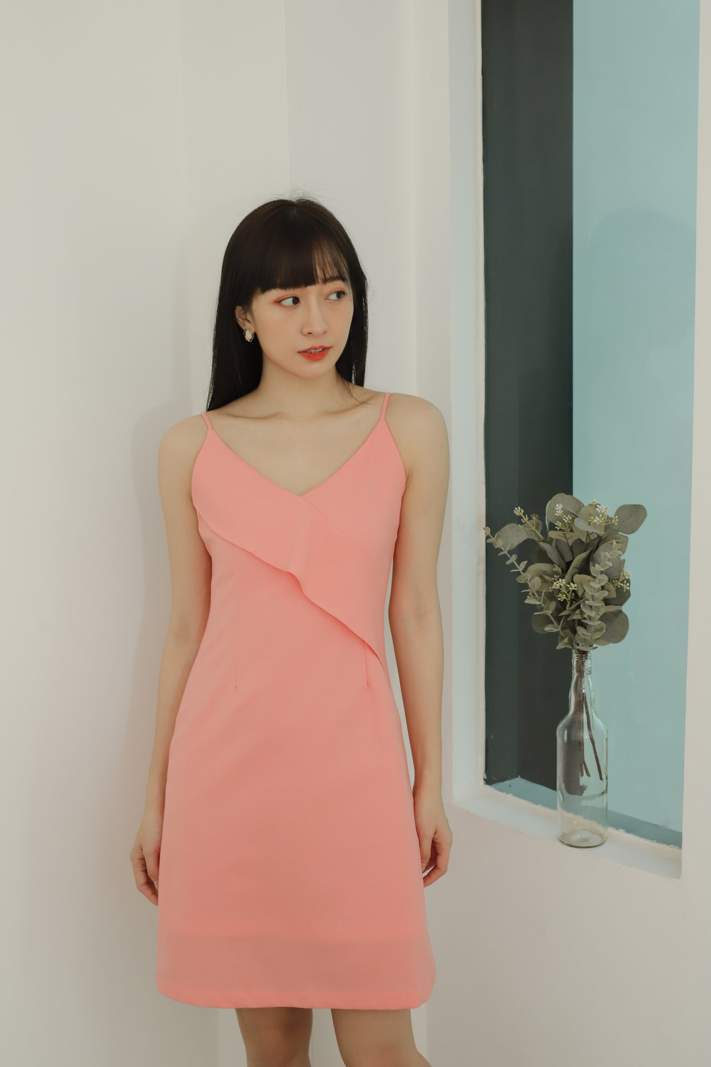 Azalea Ruffles Cami Dress - Pink