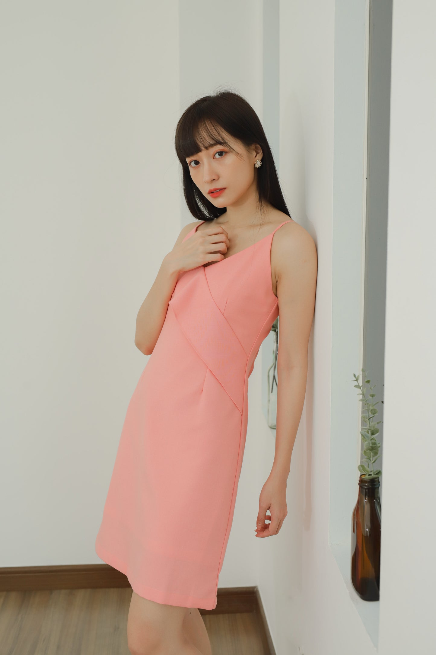 Azalea Ruffles Cami Dress - Pink