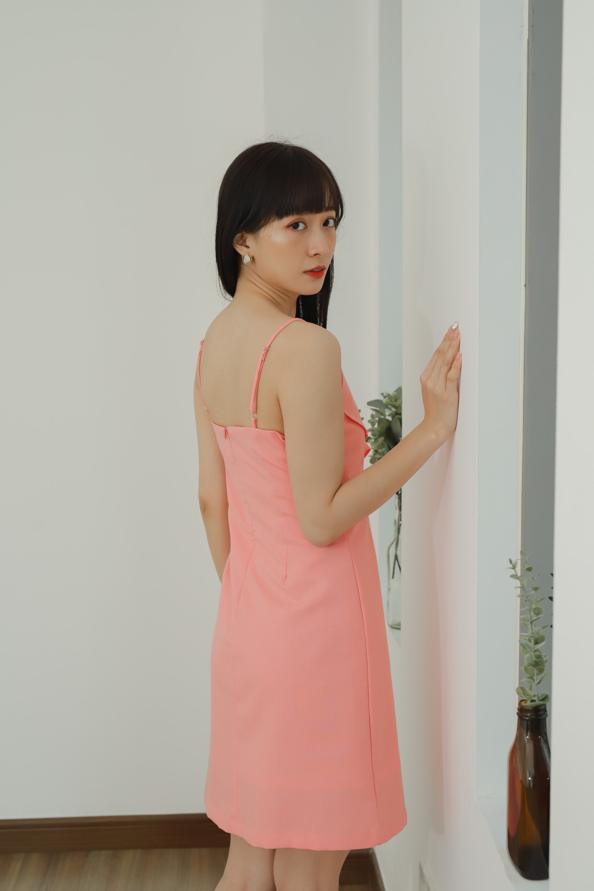 Azalea Ruffles Cami Dress - Pink