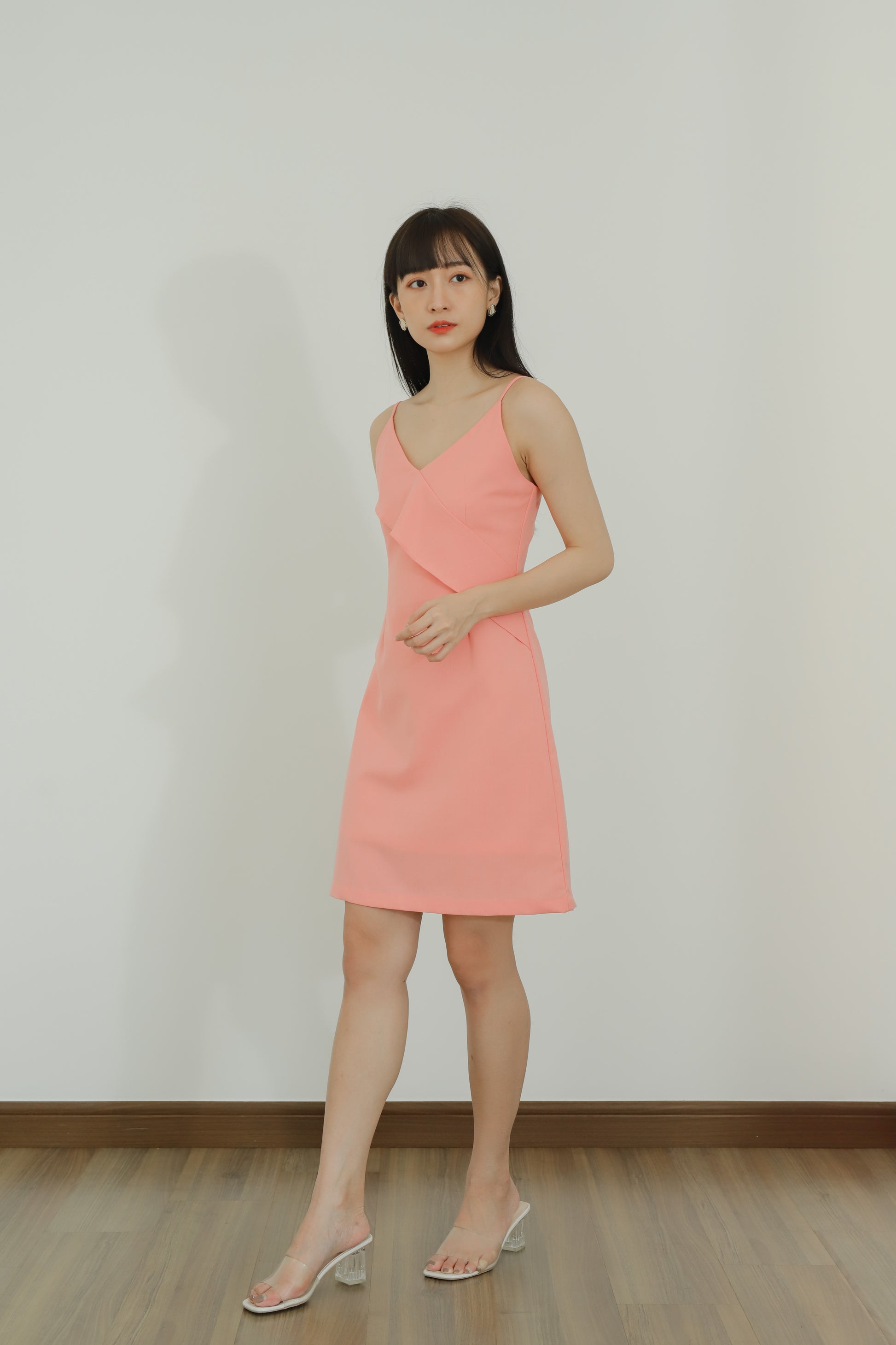 Azalea Ruffles Cami Dress - Pink