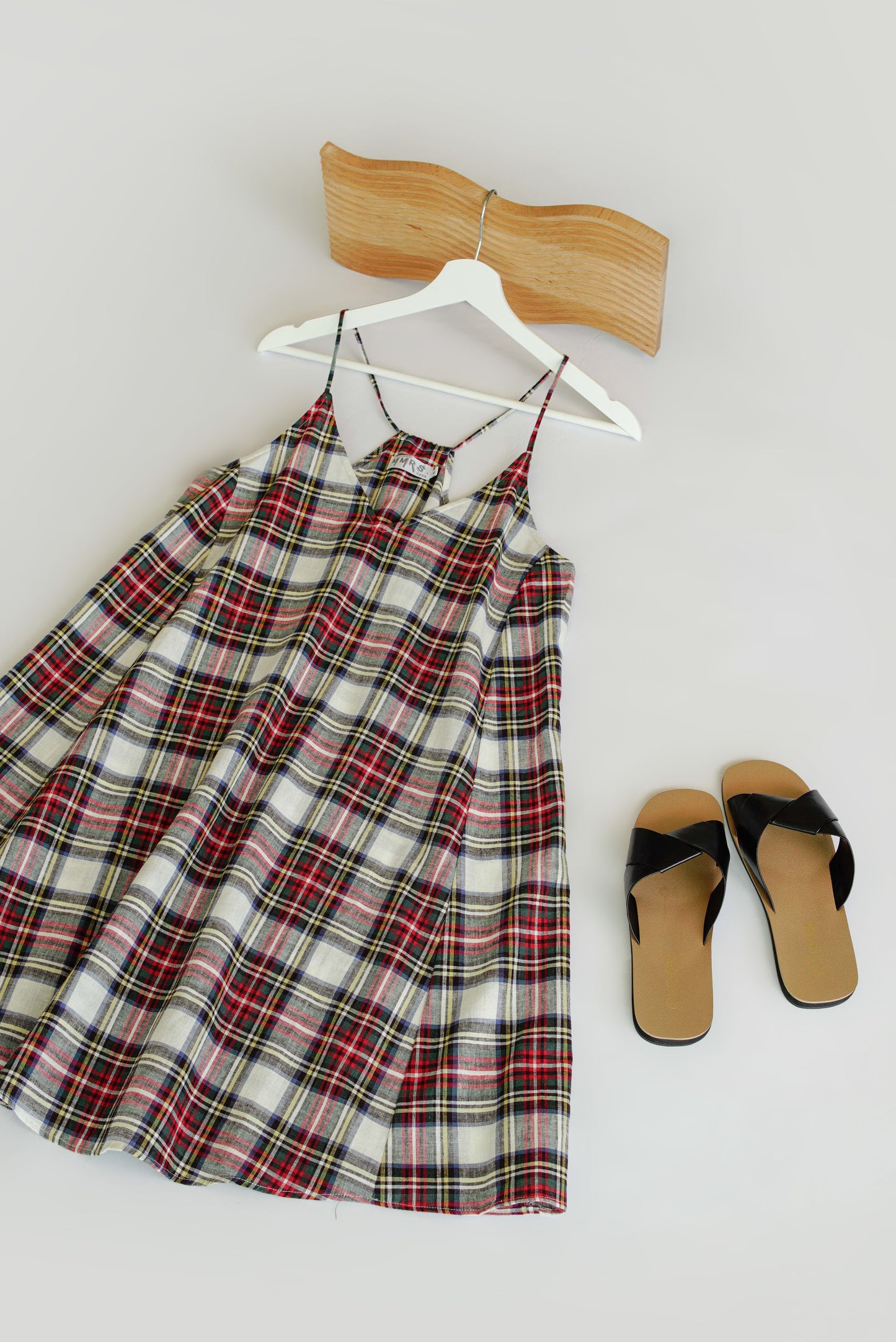 Zyanya Relaxed Summer Dress - Checks