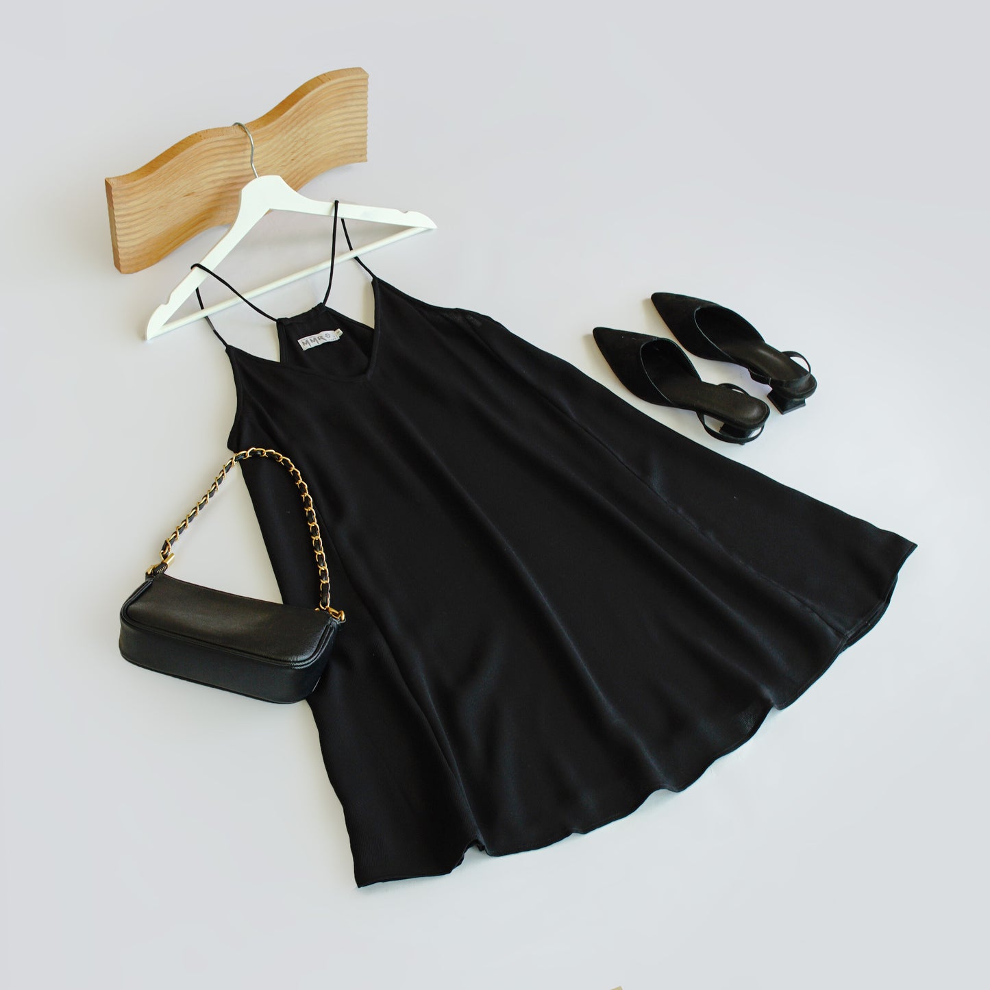 Zyanya Relaxed Summer Dress - Black