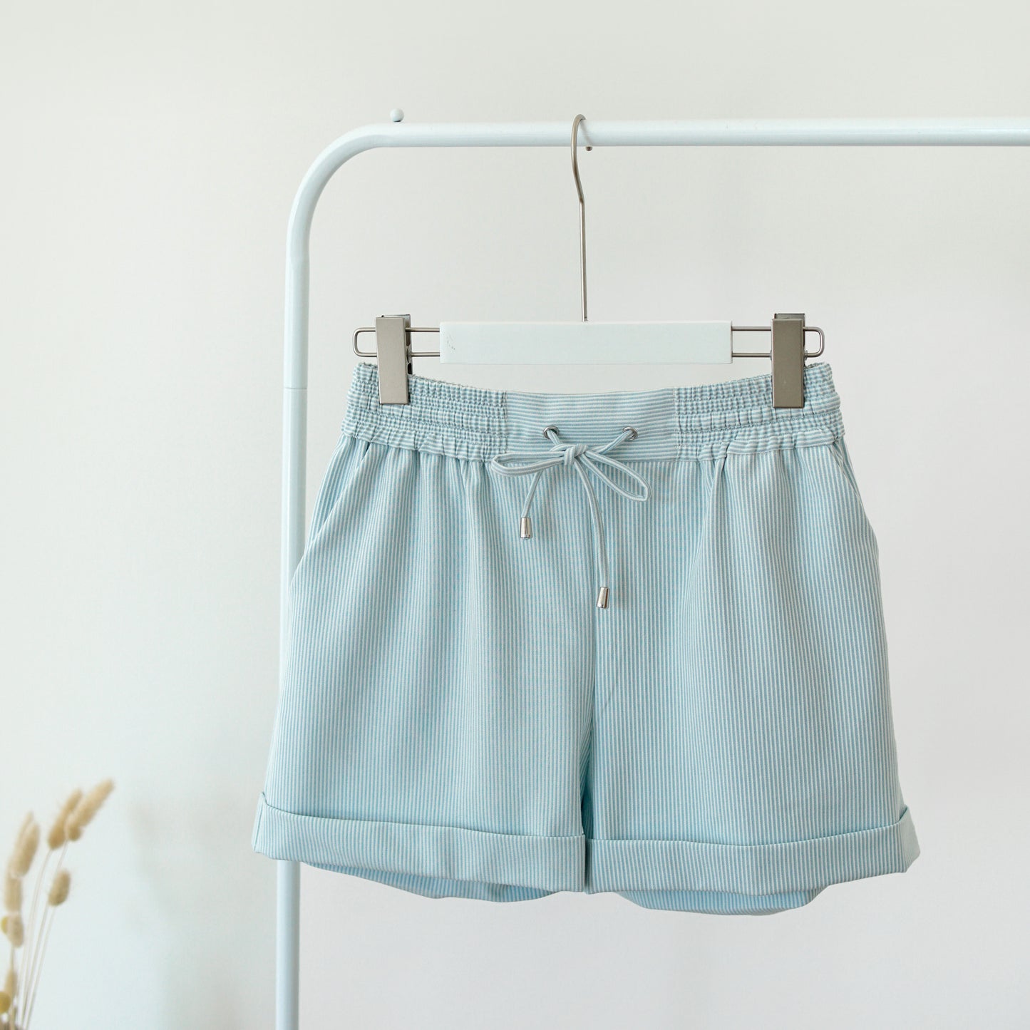 Leia Lounge Shorts - Blue Stripes