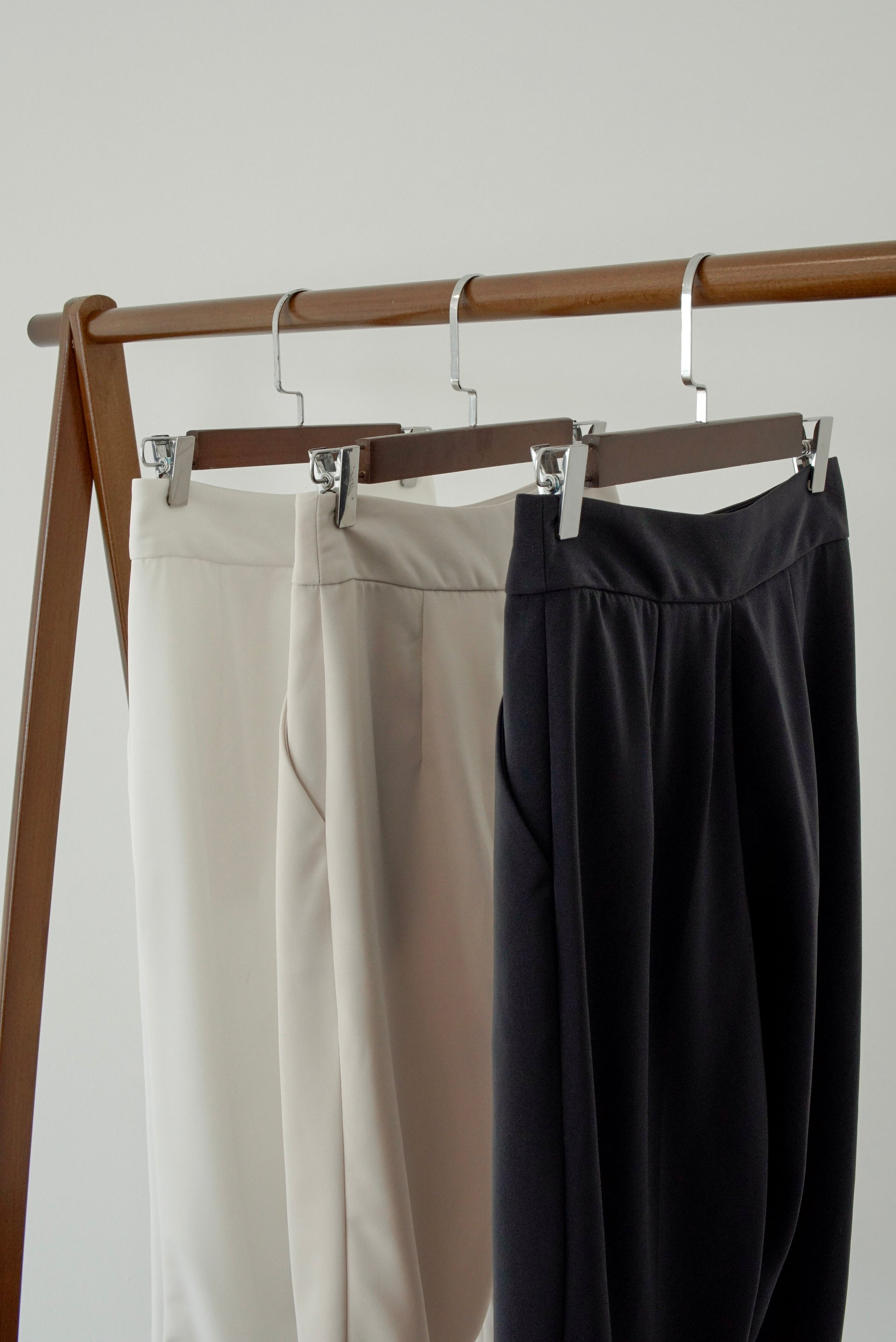 Loretta Snap Button Trouser - White