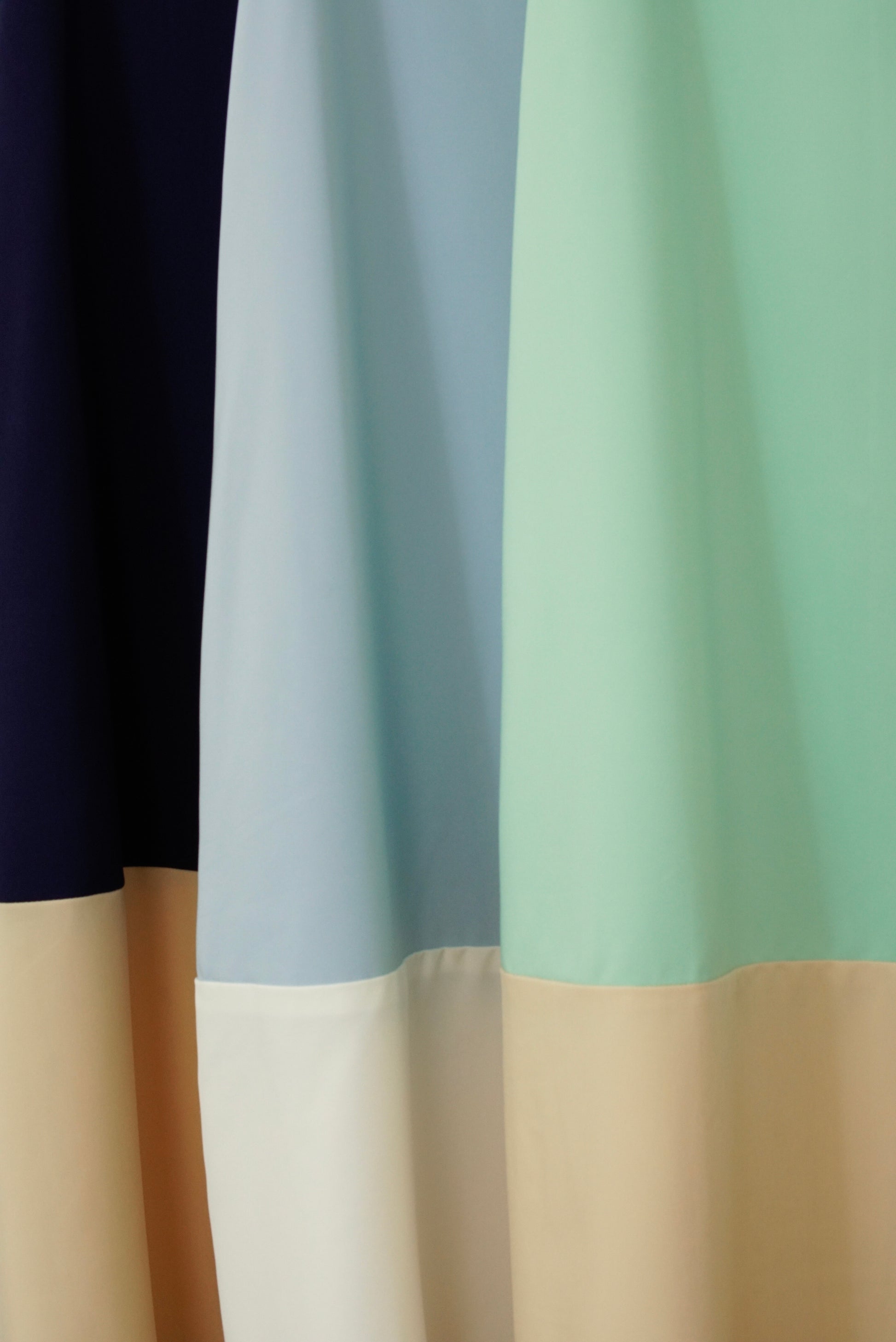 Miley Colour Block Dress - Navy