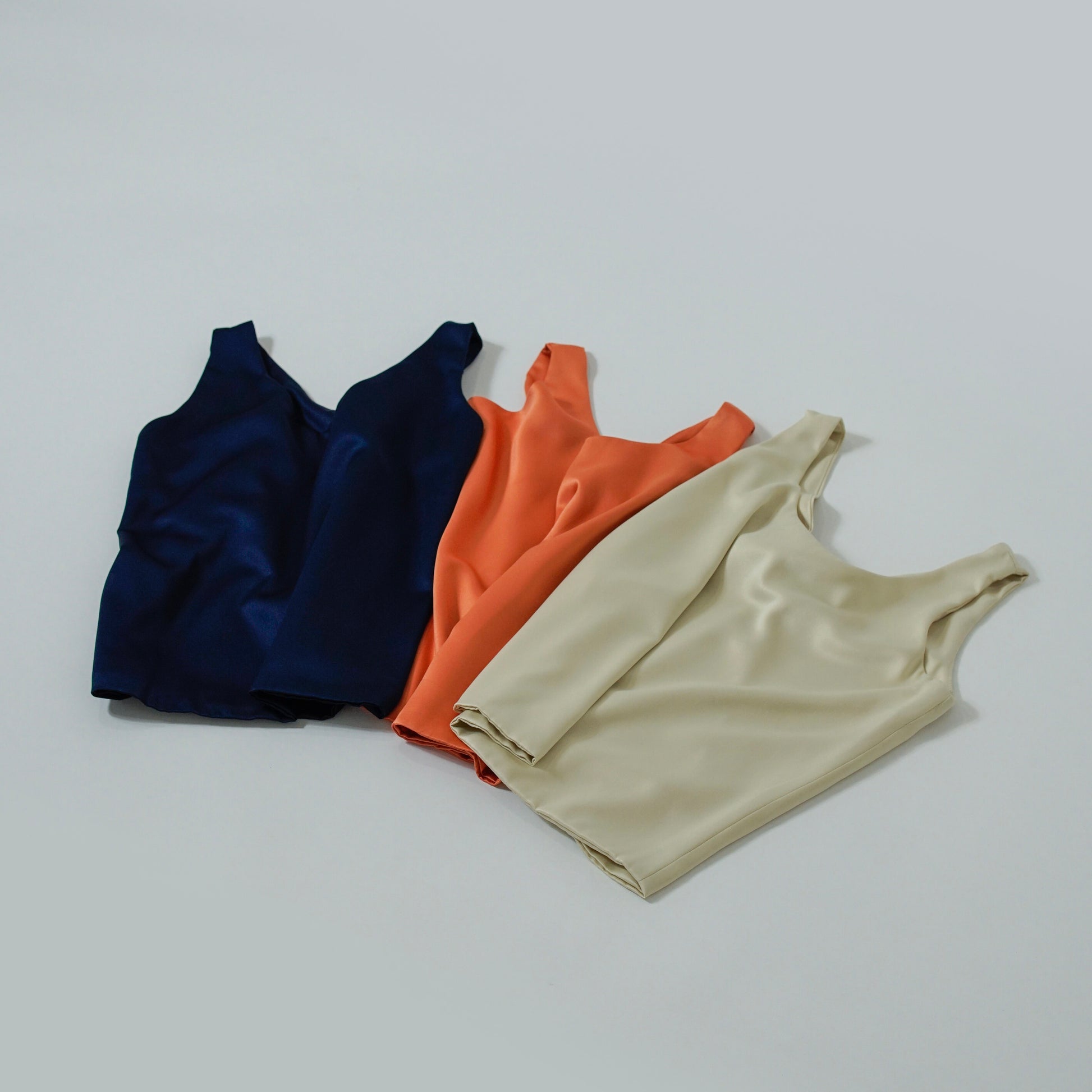 Zaira Scoop Neck Top - Navy