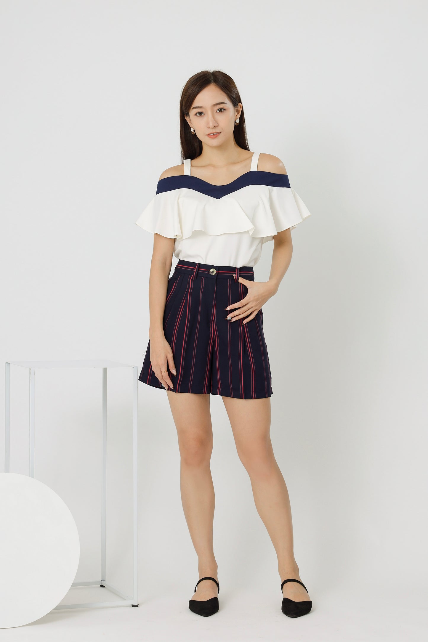 Ellis Stripe Short - Coloured
