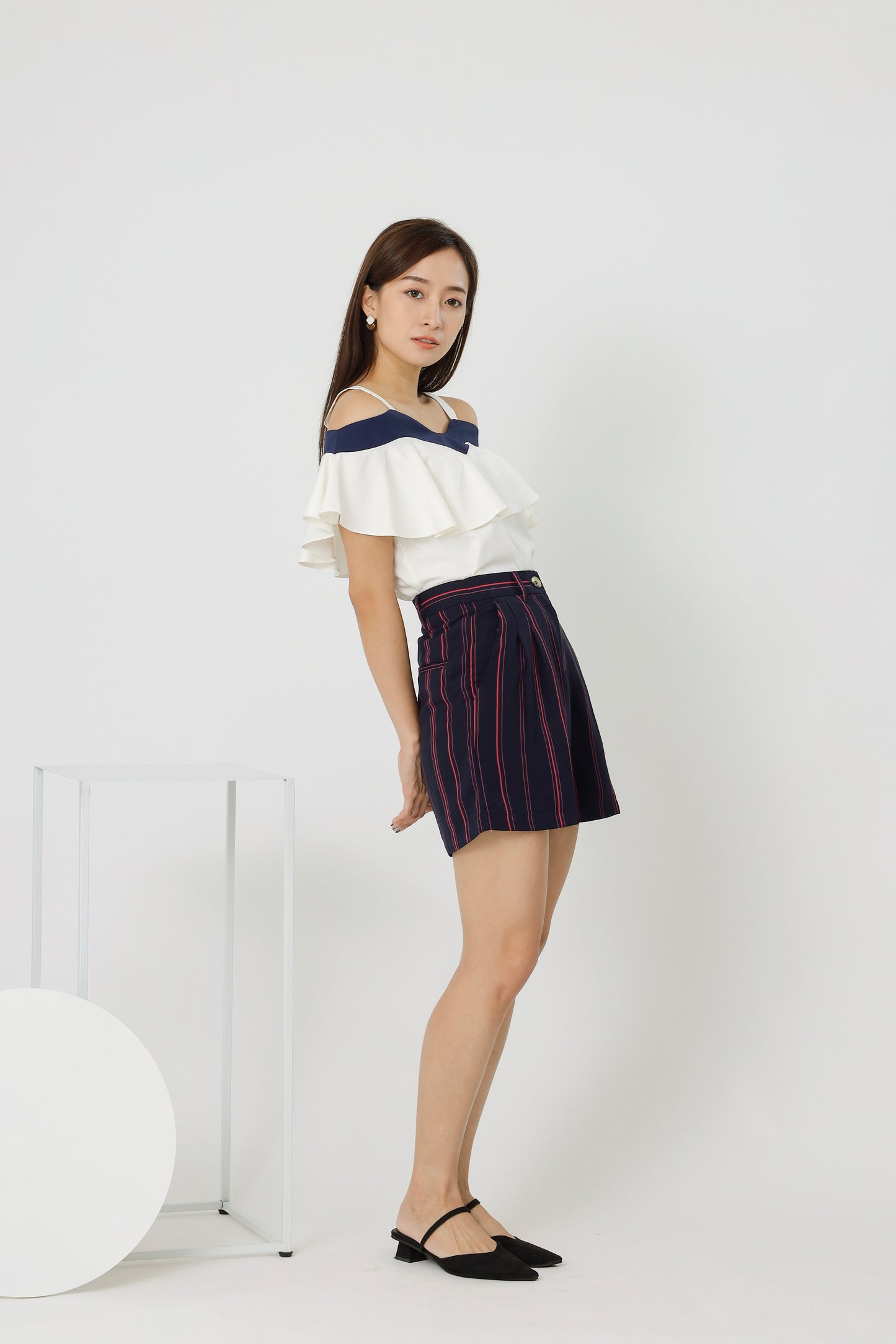 Ellis Stripe Short - Coloured