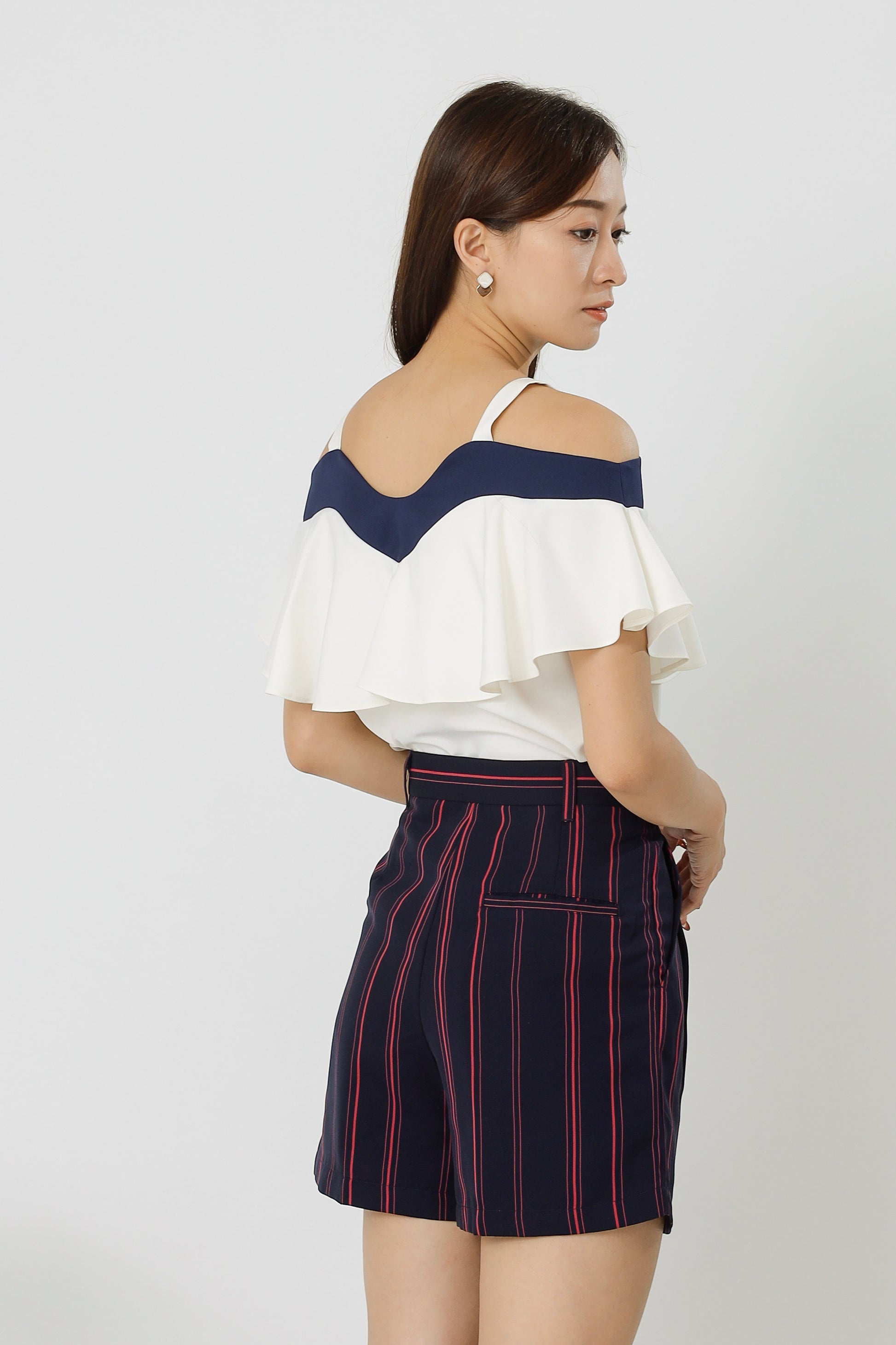 Ellis Stripe Short - Coloured