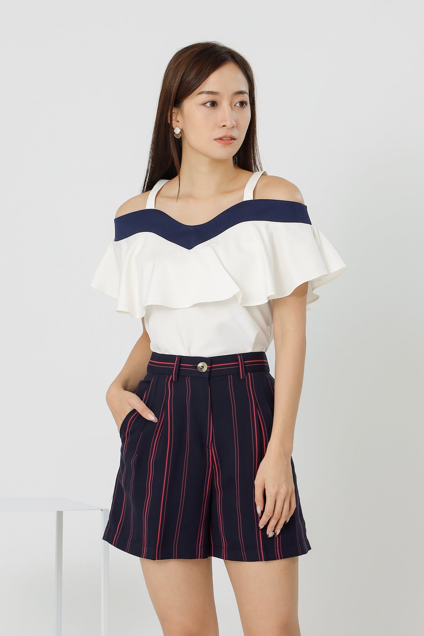Ellis Stripe Short - Coloured