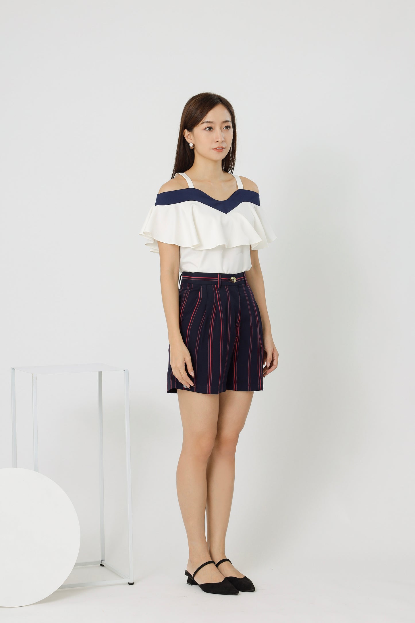 Ellis Stripe Short - Coloured