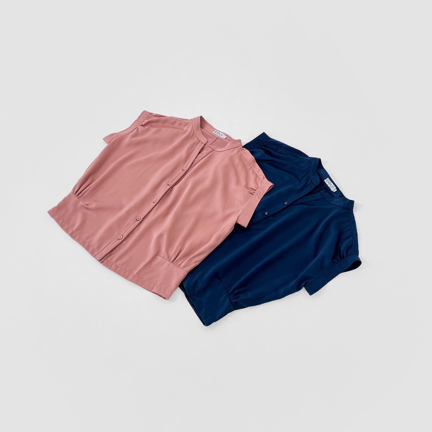 Farah Satin Blouse - Dust Pink